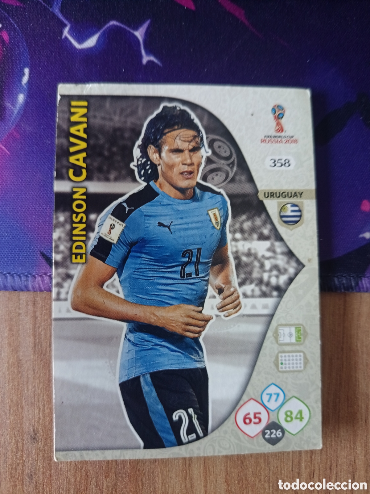 Cromos de f&uacute;tbol: 358 Cavani adrenalyn mundial fifa world cup 2018 18 rusia