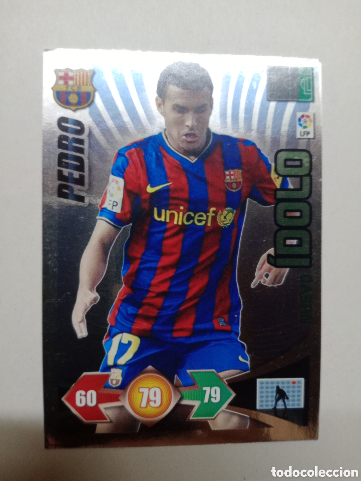 Figurine di Calcio: ADRENALYN 09-10 CARD NUEVA EN BUEN ESTADO NUEVO IDOLO PEDRO