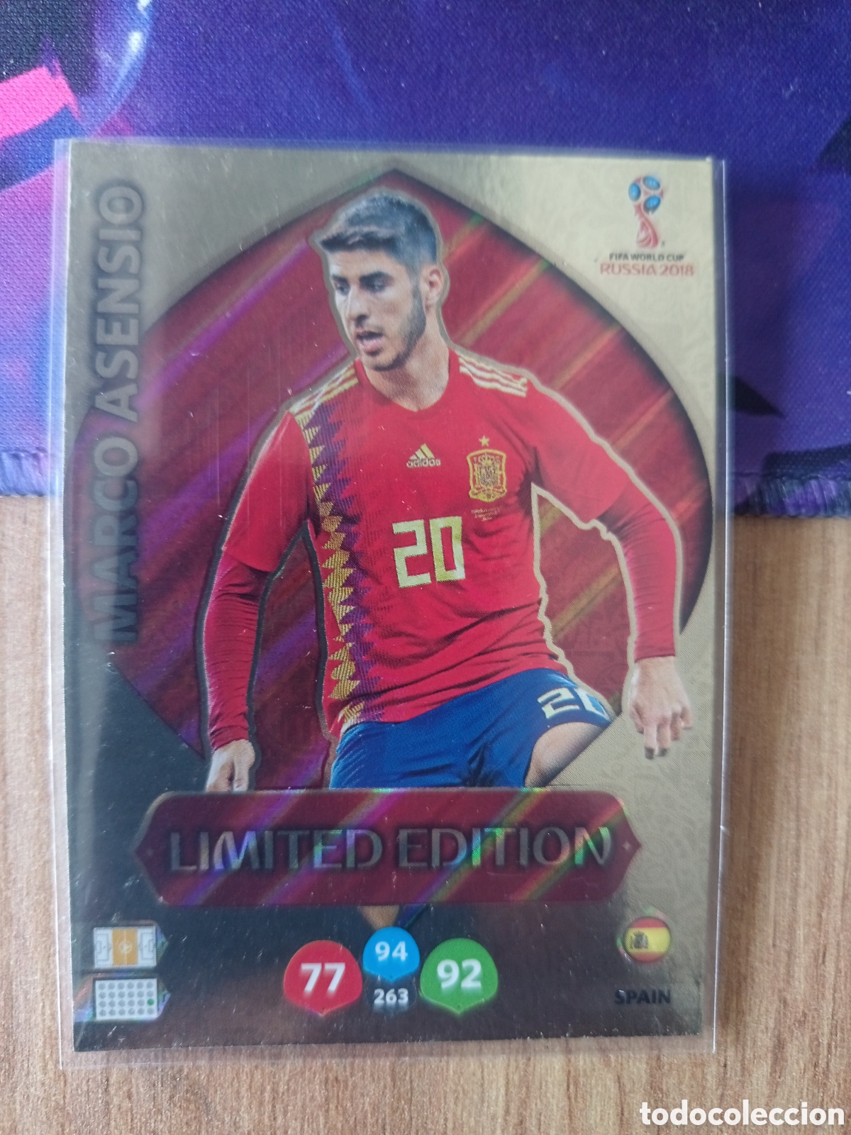 Cromos de f&uacute;tbol: Asensio Limited Edition adrenalyn mundial fifa world cup 2018 18 rusia