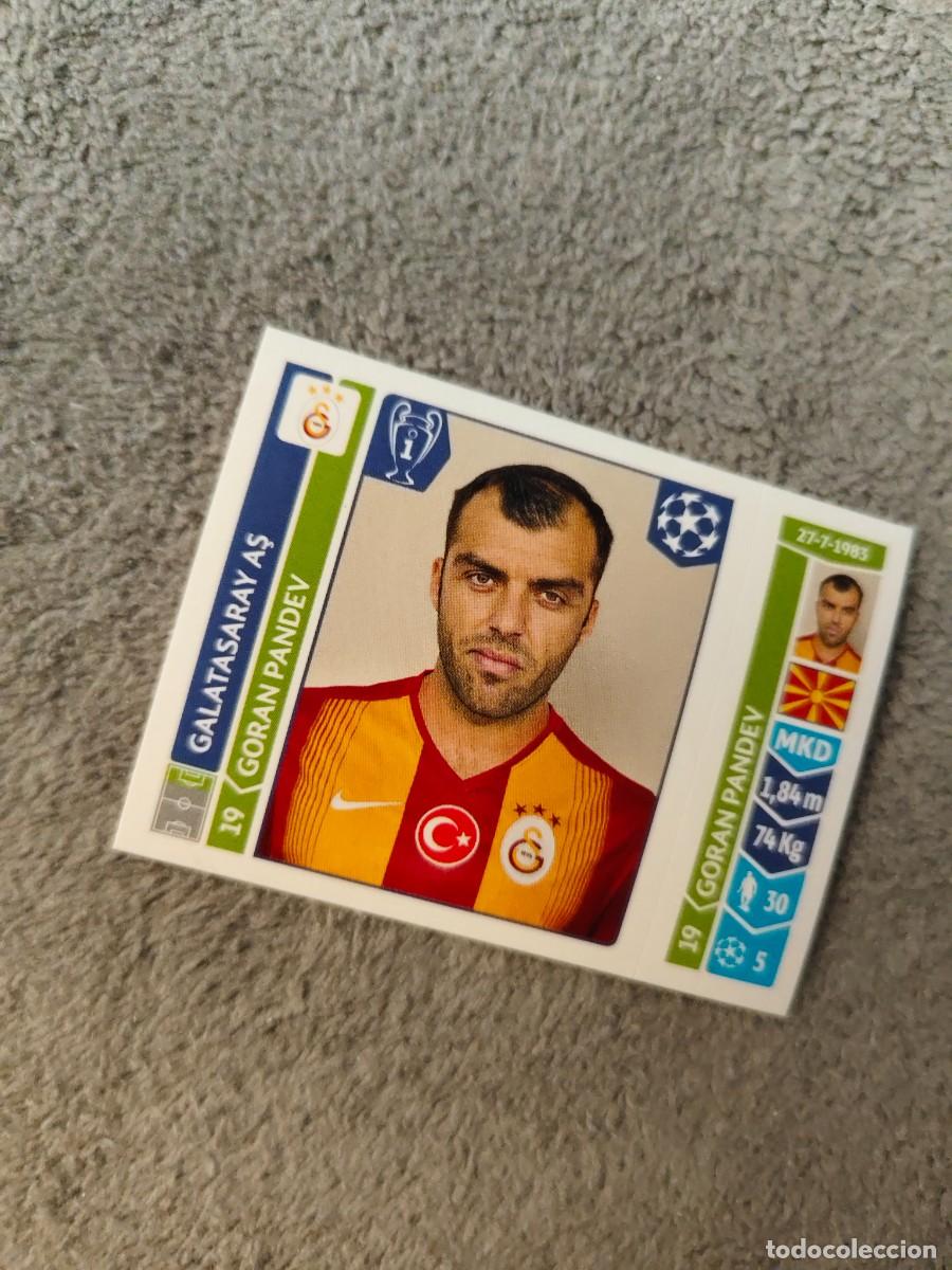 Figurine di Calcio: 298 CHAMPIONS LEAGUE 2014 15 GORAN PANDEV GALATASARAY AŞ STICKER PANINI 14 2015 UCL AAM