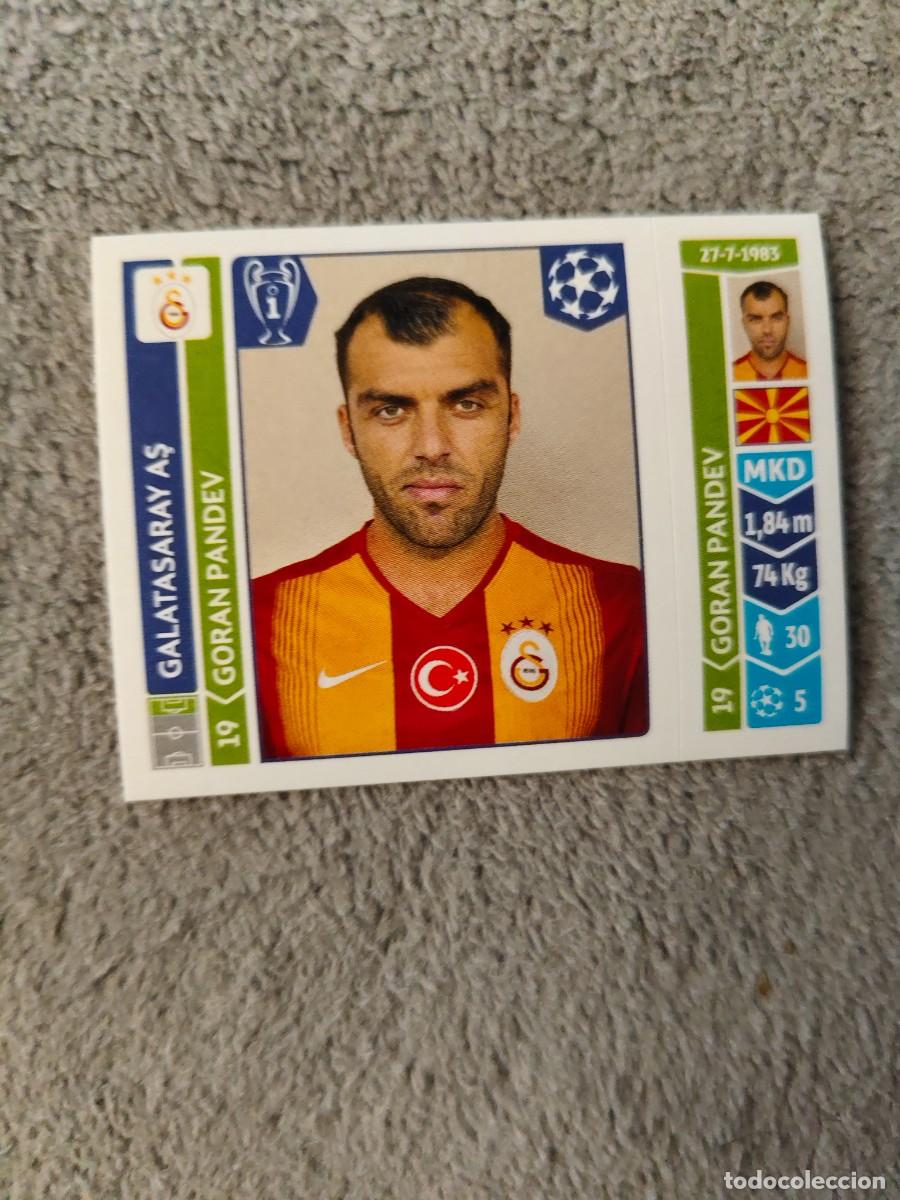 Figurine di Calcio: 298 CHAMPIONS LEAGUE 2014 15 GORAN PANDEV GALATASARAY AŞ STICKER PANINI 14 2015 UCL AAM