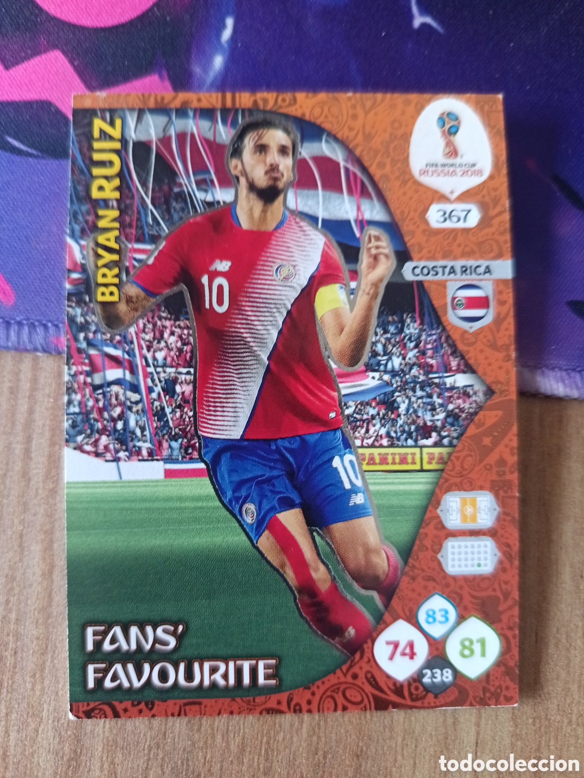Cromos de f&uacute;tbol: 367 Ruiz adrenalyn mundial fifa world cup 2018 18 rusia