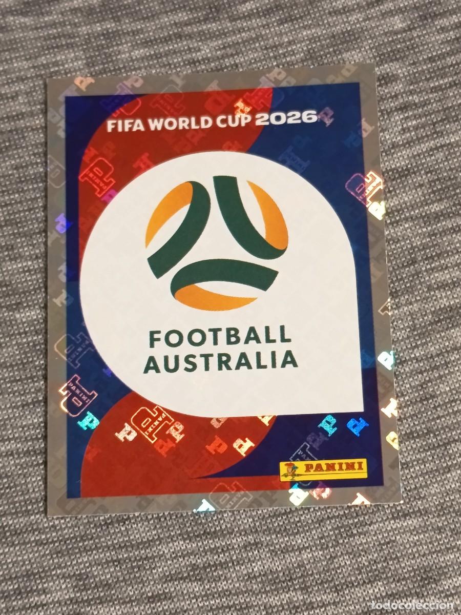 Cromos de f&uacute;tbol: ESCUDO AUSTRALIA AUS 1 STICKER MUNDIAL 2026 PANINI FIFA WORLD CUP NUEVO