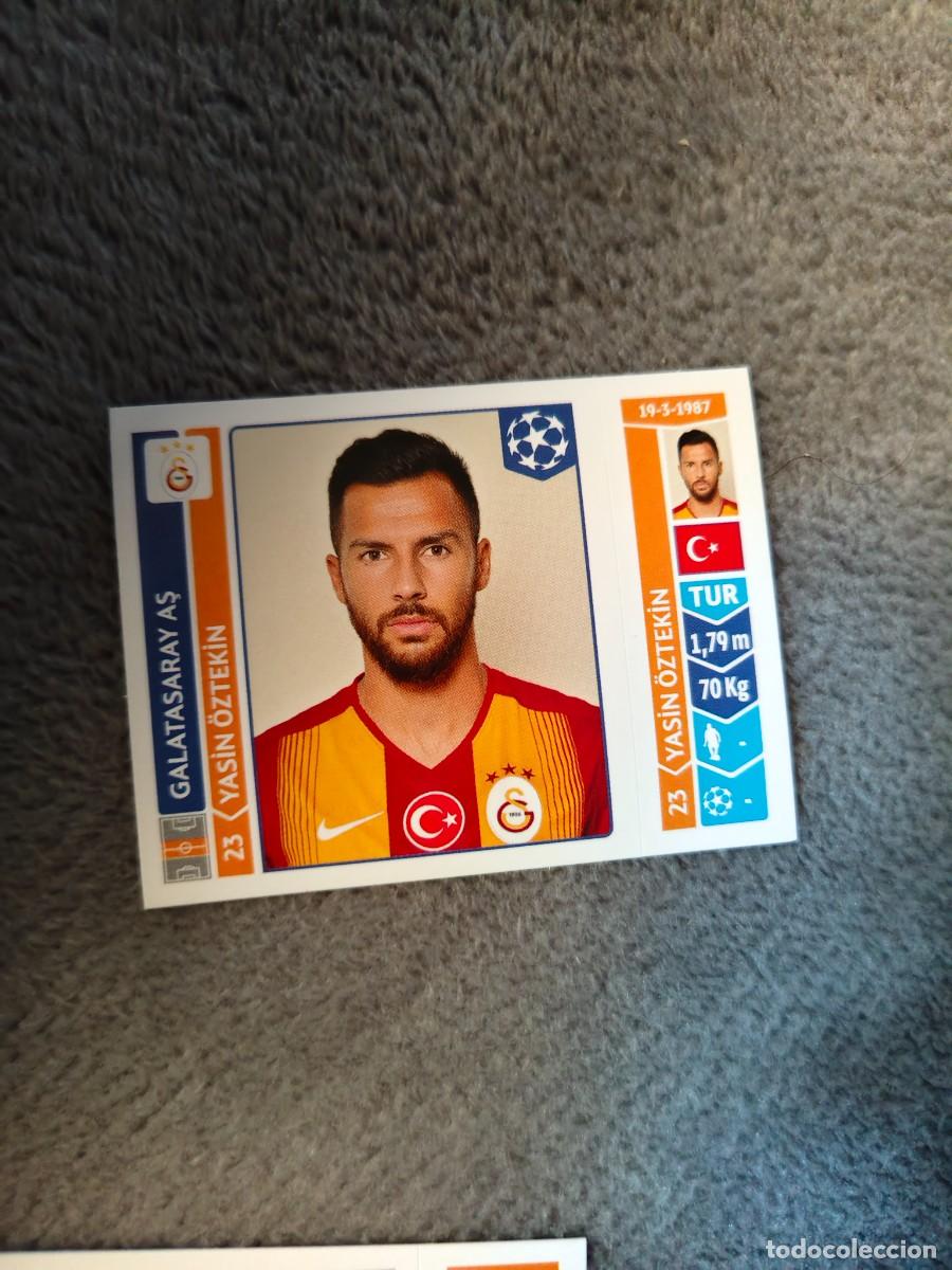 Cromos de f&uacute;tbol: 304 CHAMPIONS LEAGUE 2014 15 YASIN &Ouml;ZTEKIN GALATASARAY AŞ STICKER PANINI 14 2015 UCL AAM
