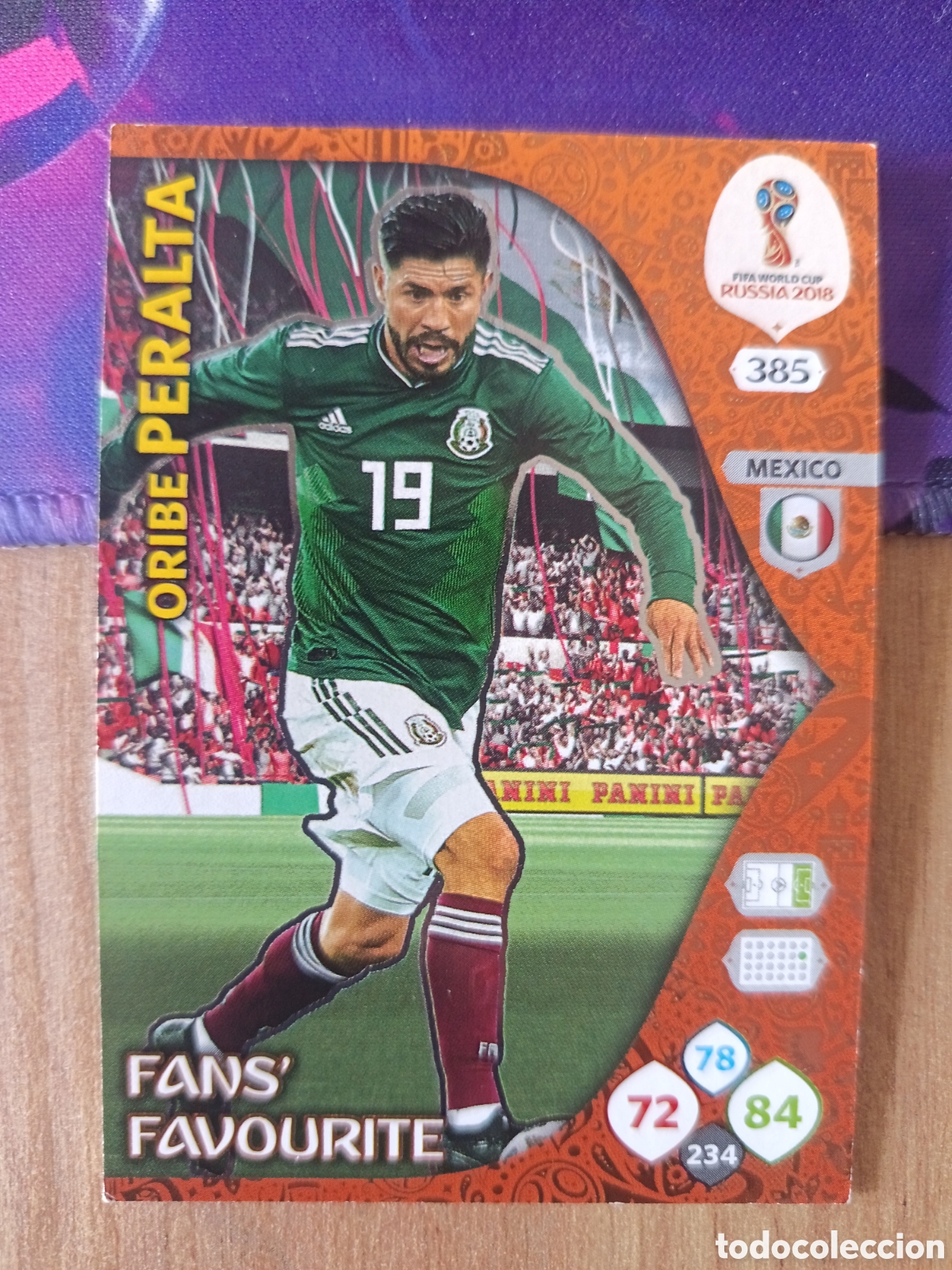 Cromos de f&uacute;tbol: 385 Peralta adrenalyn mundial fifa world cup 2018 18 rusia
