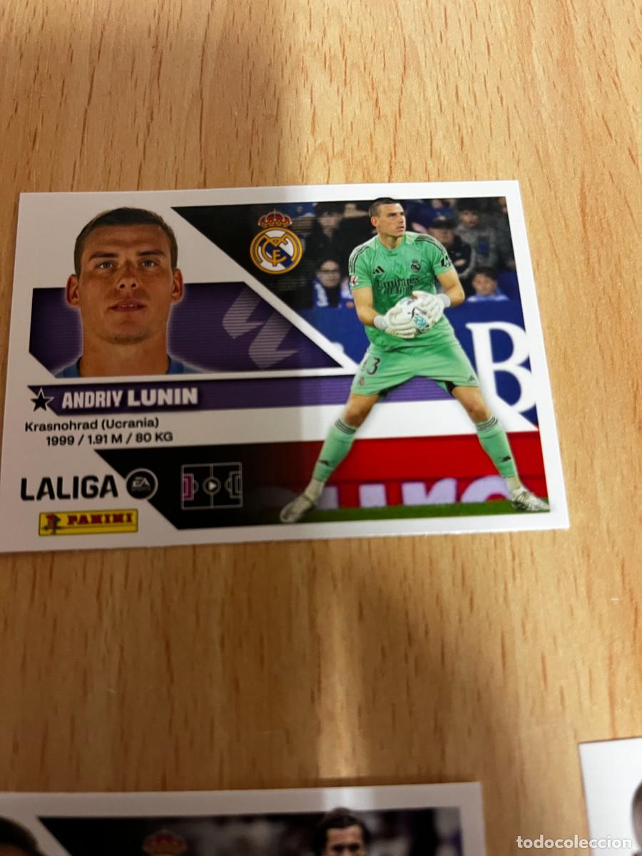 Cromos de f&uacute;tbol: LIGA ESTE 2026 2027 26 27 PANINI N&ordm; 4 LUNIN REAL MADRID