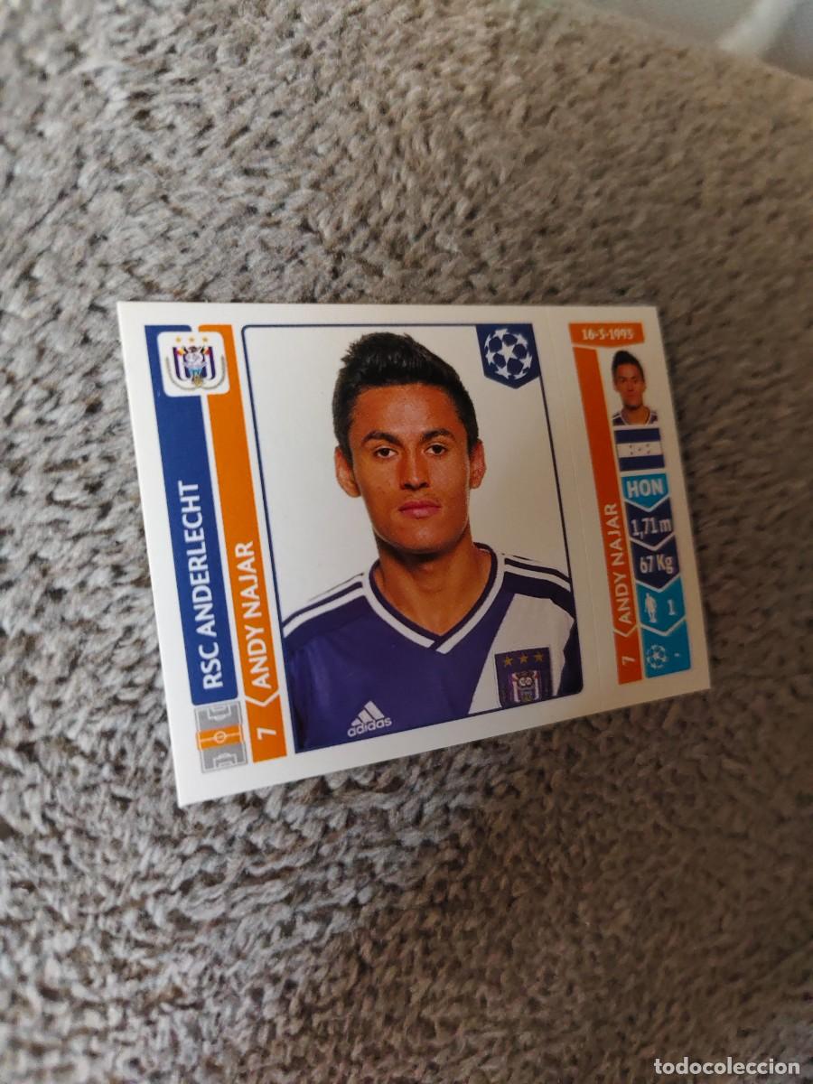Cromos de f&uacute;tbol: 312 CHAMPIONS LEAGUE 2014 15 ANDY NAJAR RSC ANDERLECHT STICKER PANINI 14 2015 UCL AAM