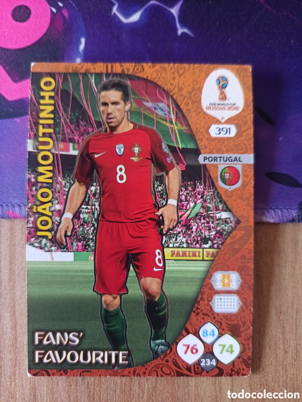 Cromos de f&uacute;tbol: 391 Moutinho adrenalyn mundial fifa world cup 2018 18 rusia