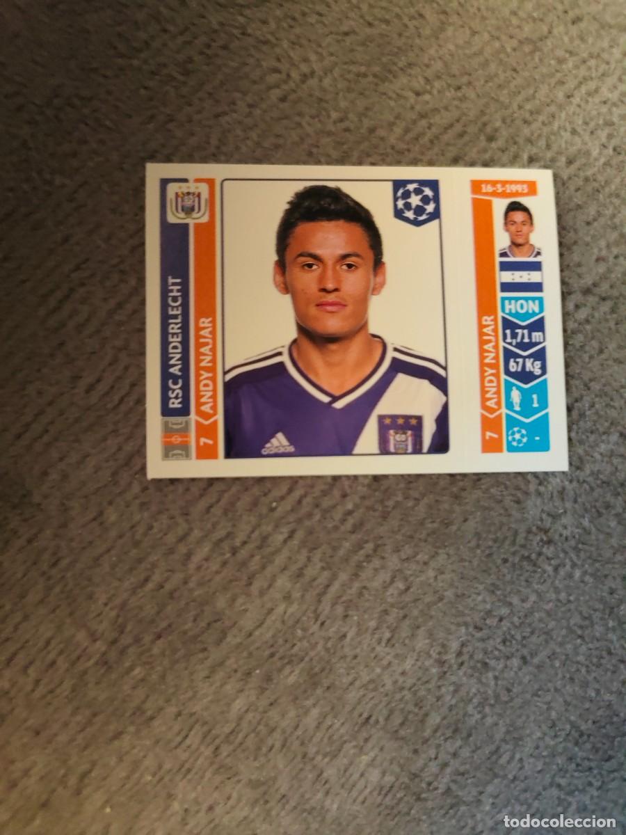 Cromos de f&uacute;tbol: 312 CHAMPIONS LEAGUE 2014 15 ANDY NAJAR RSC ANDERLECHT STICKER PANINI 14 2015 UCL AAM