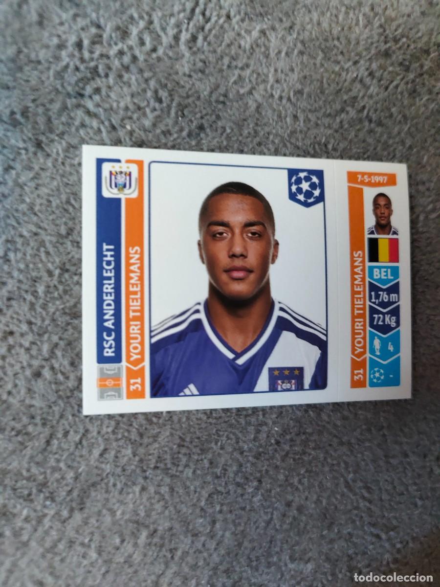 Cromos de f&uacute;tbol: 314 CHAMPIONS LEAGUE 2014 15 YOURI TIELEMANS RSC ANDERLECHT STICKER PANINI 14 2015 UCL AAM