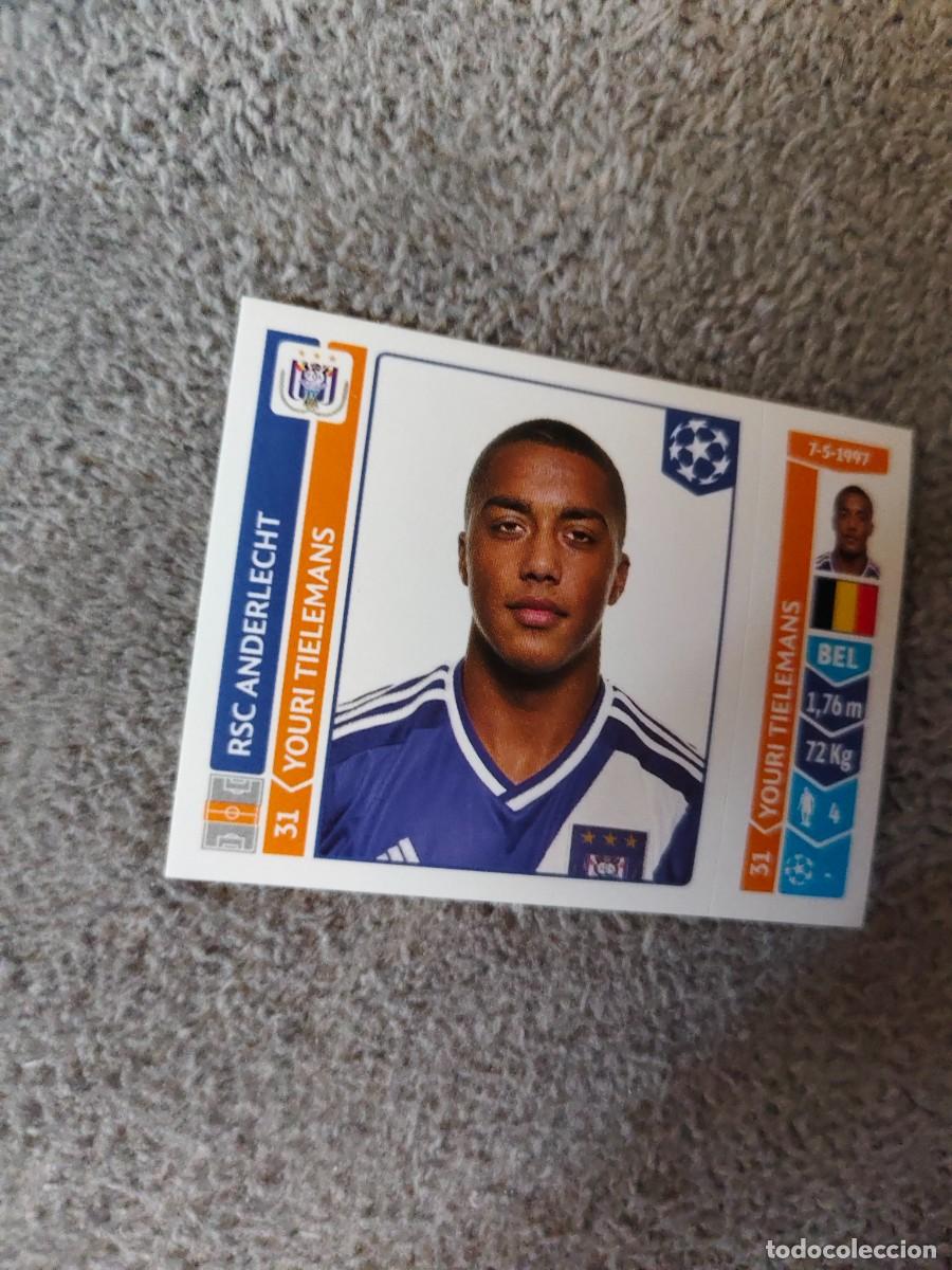 Cromos de f&uacute;tbol: 314 CHAMPIONS LEAGUE 2014 15 YOURI TIELEMANS RSC ANDERLECHT STICKER PANINI 14 2015 UCL AAM