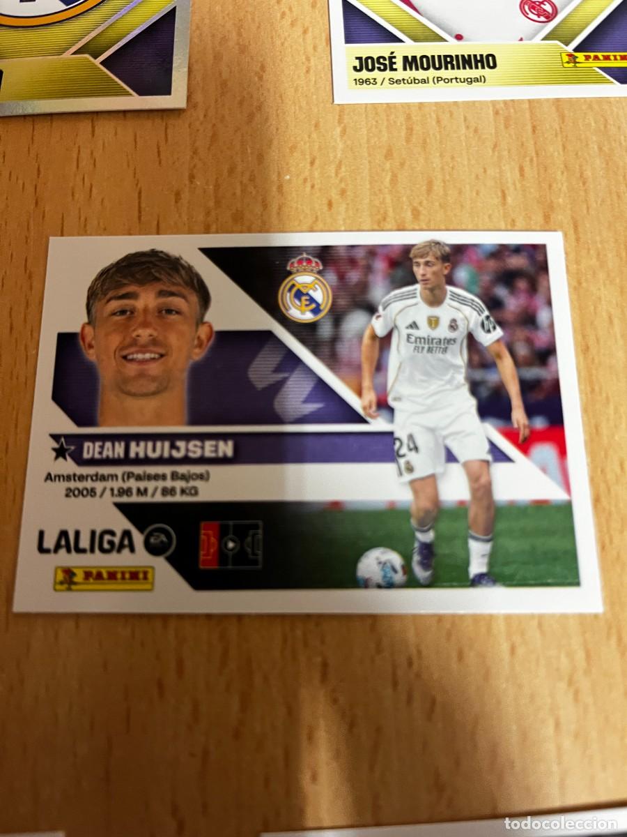 Cromos de f&uacute;tbol: LIGA ESTE 2026 2027 26 27 PANINI N&ordm; 9 HUIJSEN REAL MADRID