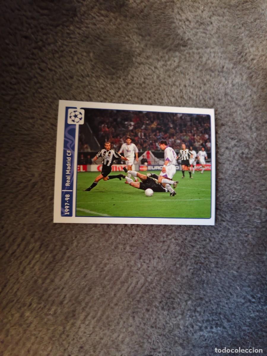 Fu&szlig;ball-Sticker: 338 CHAMPIONS LEAGUE 2014 15 FINAL REAL MADRID 1997-98 EUROPEAN CUPS STICKER PANINI 14 2015 UCL AAM
