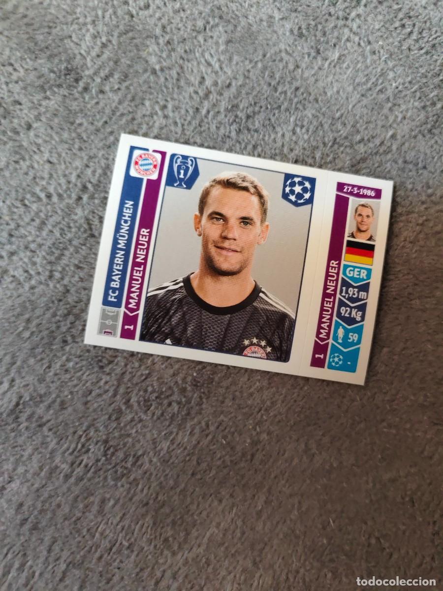 Fu&szlig;ball-Sticker: 345 CHAMPIONS LEAGUE 2014 15 MANUEL NEUER FC BAYERN MUNCHEN MUNICH STICKER PANINI 14 2015 UCL AAM