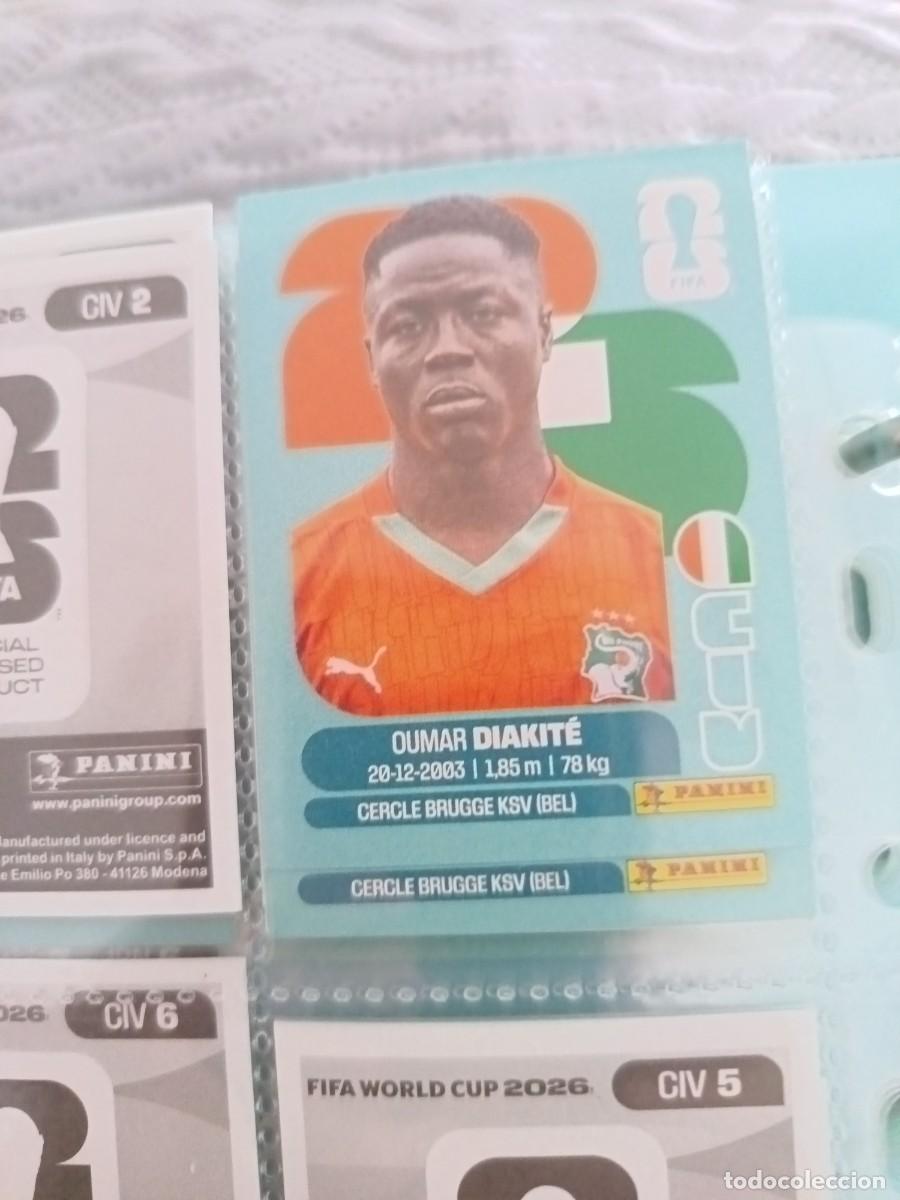 Fu&szlig;ball-Sticker: CROMO MUNDIAL 2026 - COSTA DE MARFIL CIV N 20