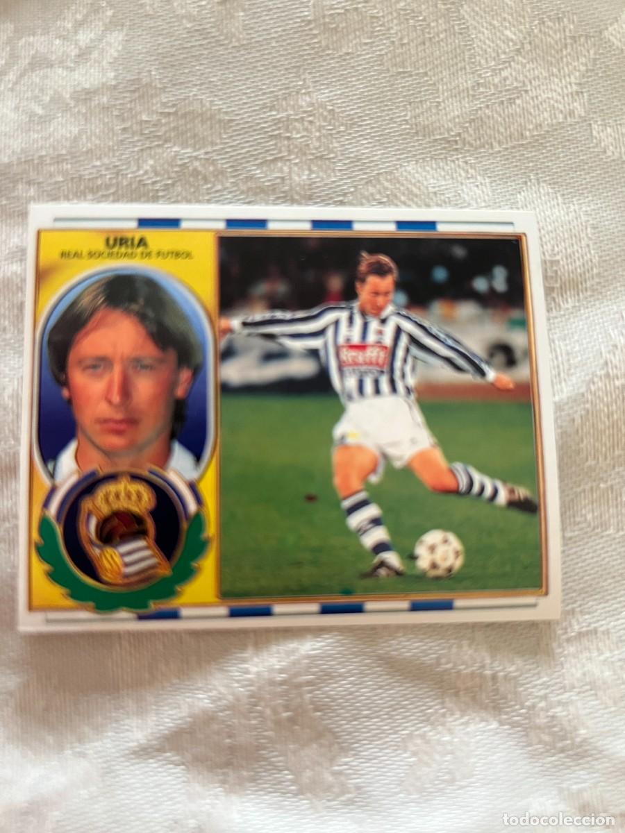 Fu&szlig;ball-Sticker: UR&Iacute;A REAL SOCIEDAD SIN PEGAR EDICIONES ESTE 1996-97
