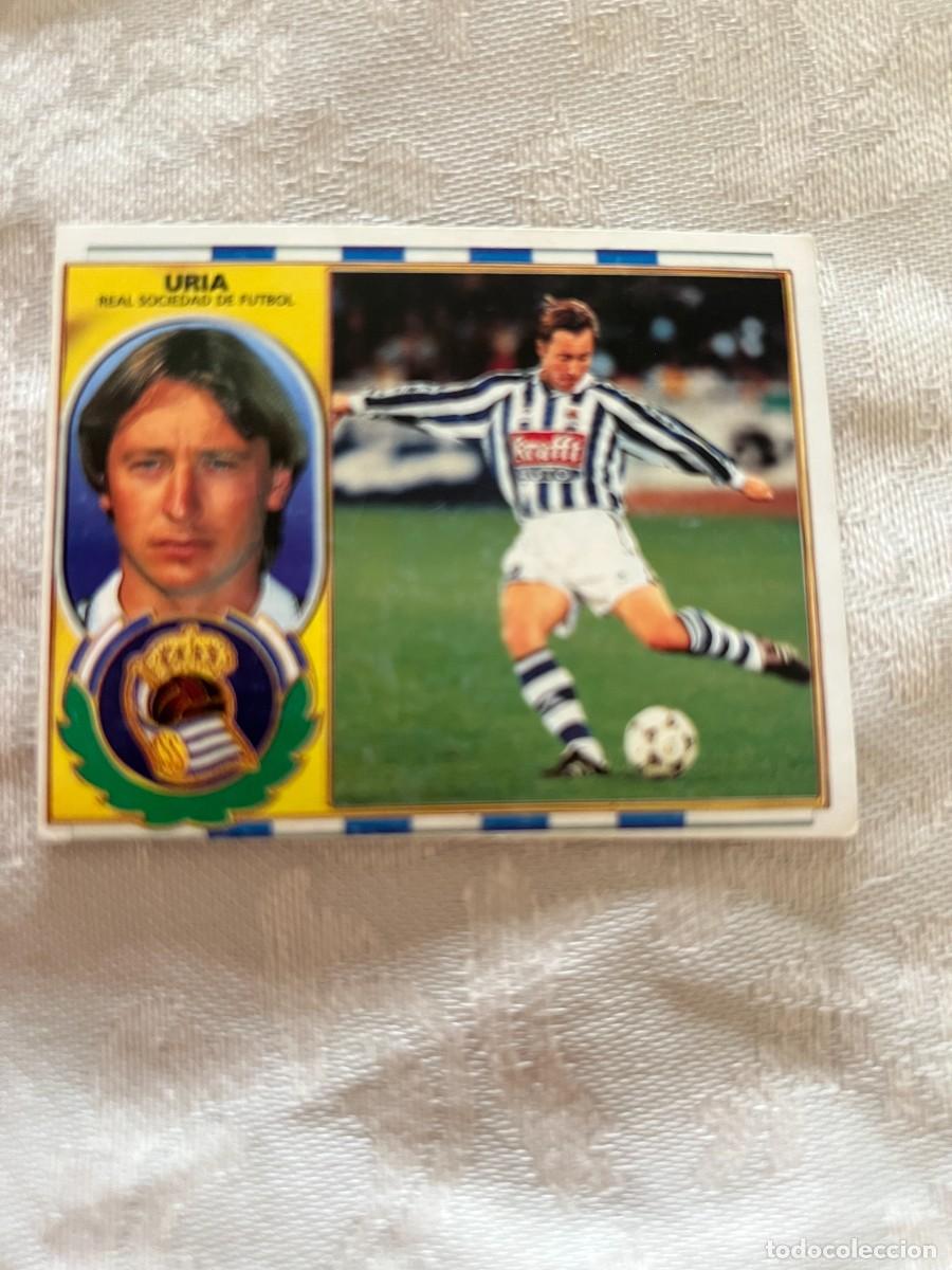 Fu&szlig;ball-Sticker: UR&Iacute;A REAL SOCIEDAD SIN PEGAR EDICIONES ESTE 1996-97