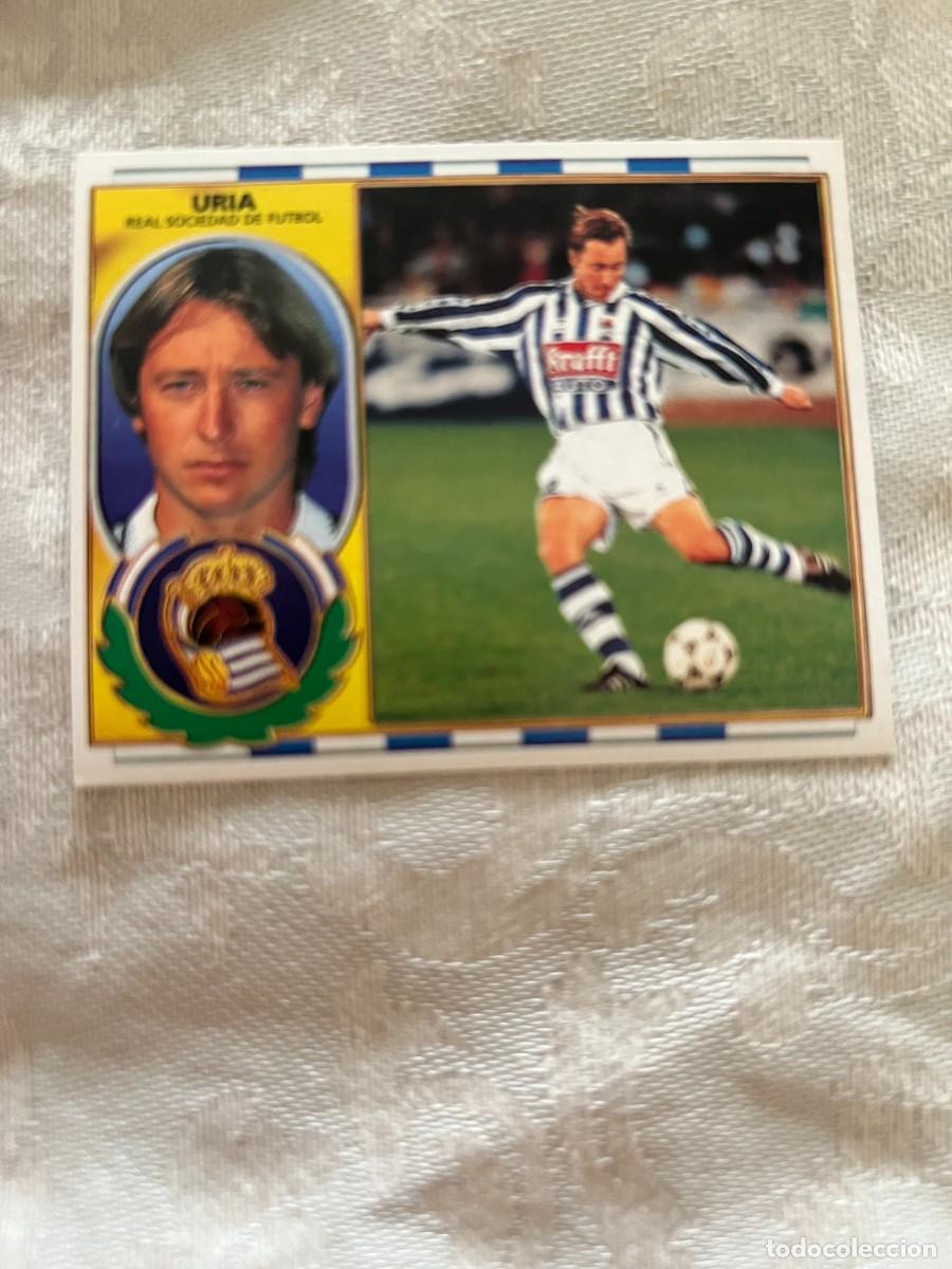 Cromos de f&uacute;tbol: UR&Iacute;A REAL SOCIEDAD SIN PEGAR EDICIONES ESTE 1996-97
