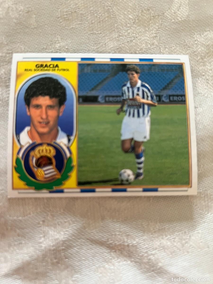 Cromos de f&uacute;tbol: GRACIA REAL SOCIEDAD SIN PEGAR EDICIONES ESTE 1996-97