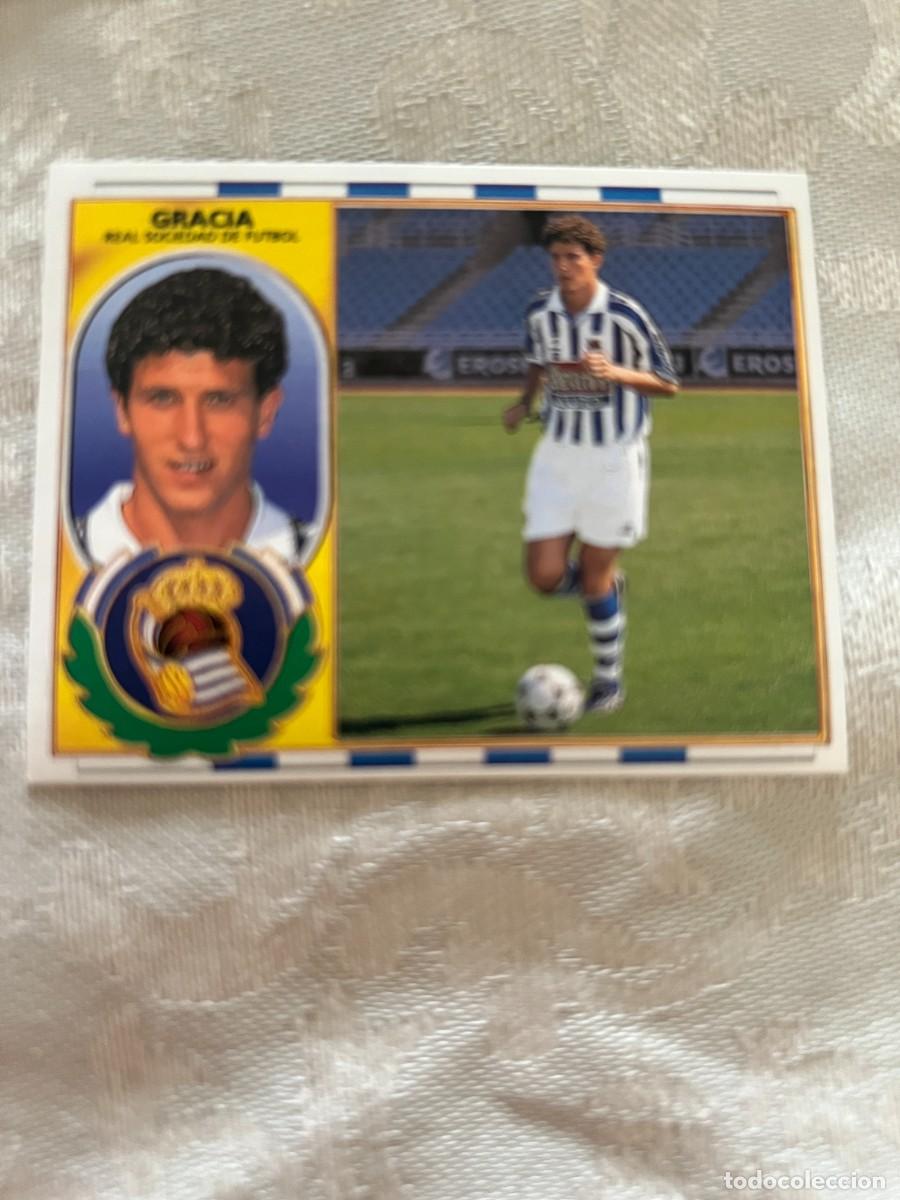Cromos de f&uacute;tbol: GRACIA REAL SOCIEDAD SIN PEGAR EDICIONES ESTE 1996-97