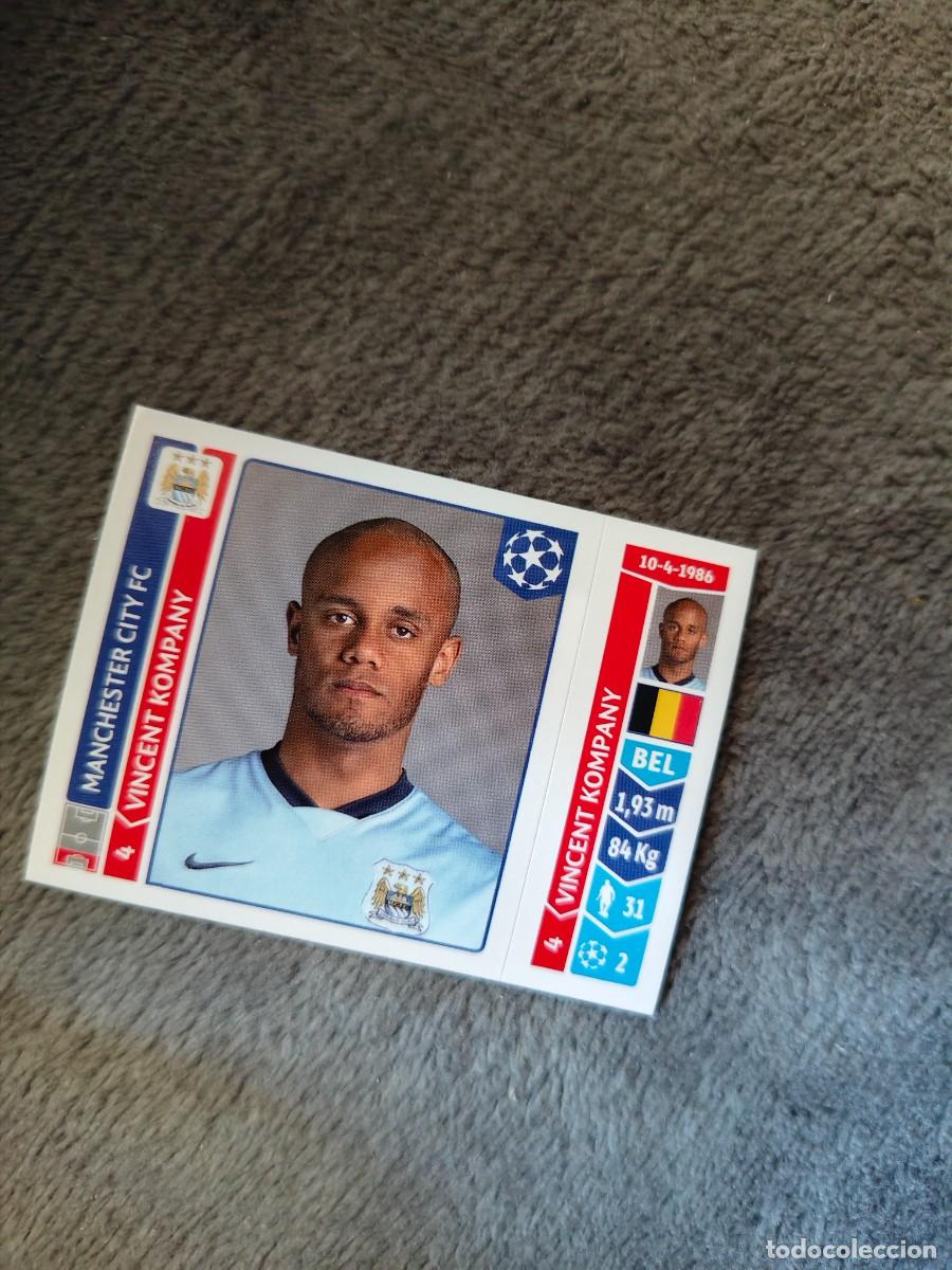 Cromos de f&uacute;tbol: 366 CHAMPIONS LEAGUE 2014 15 VINCENT KOMPANY MANCHESTER CITY FC STICKER PANINI 14 2015 UCL AAM