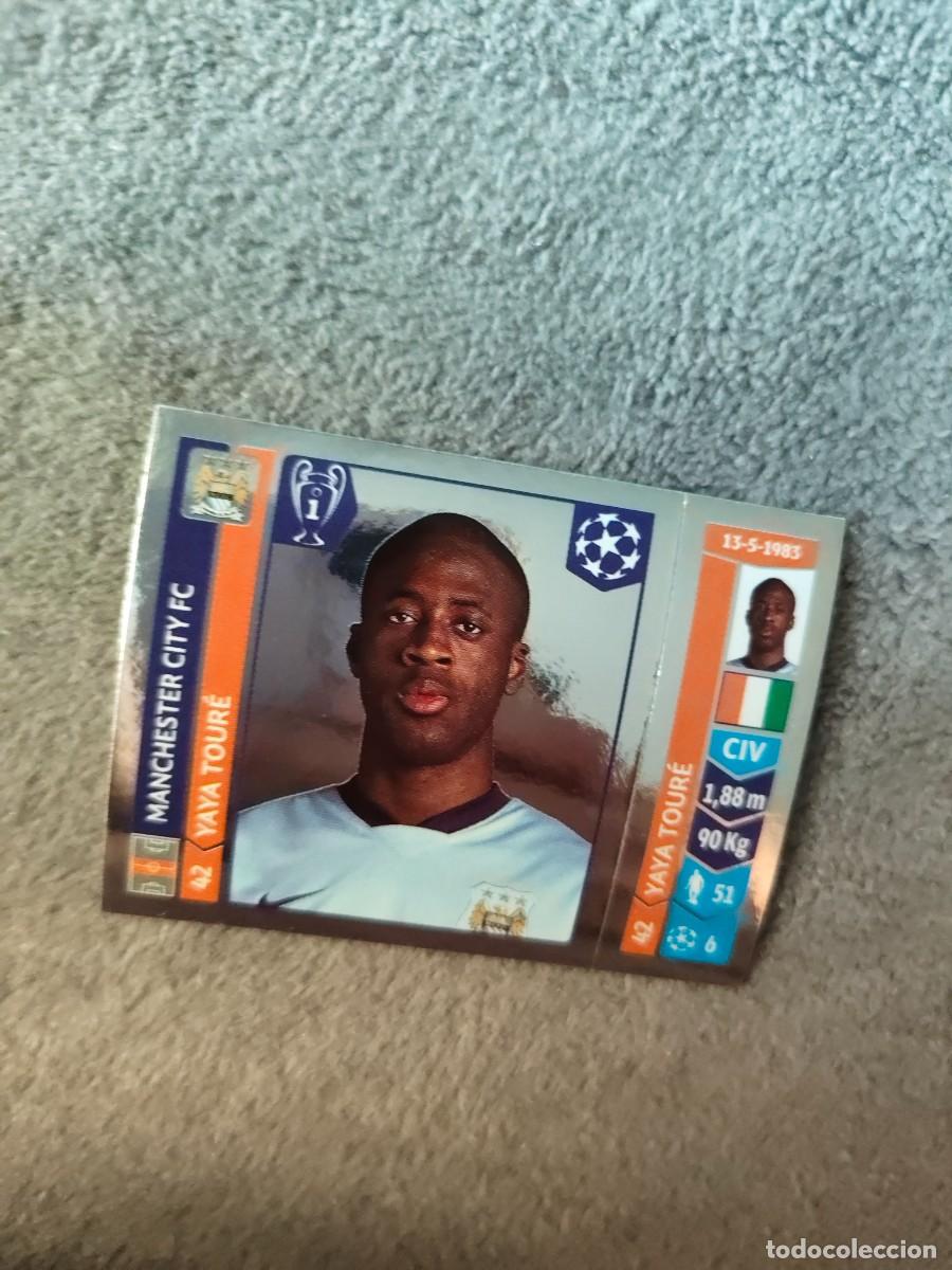 Cromos de f&uacute;tbol: 369 CHAMPIONS LEAGUE 2014 15 YAYA TOUR&Eacute; MANCHESTER CITY FC STICKER PANINI 14 2015 UCL AAM