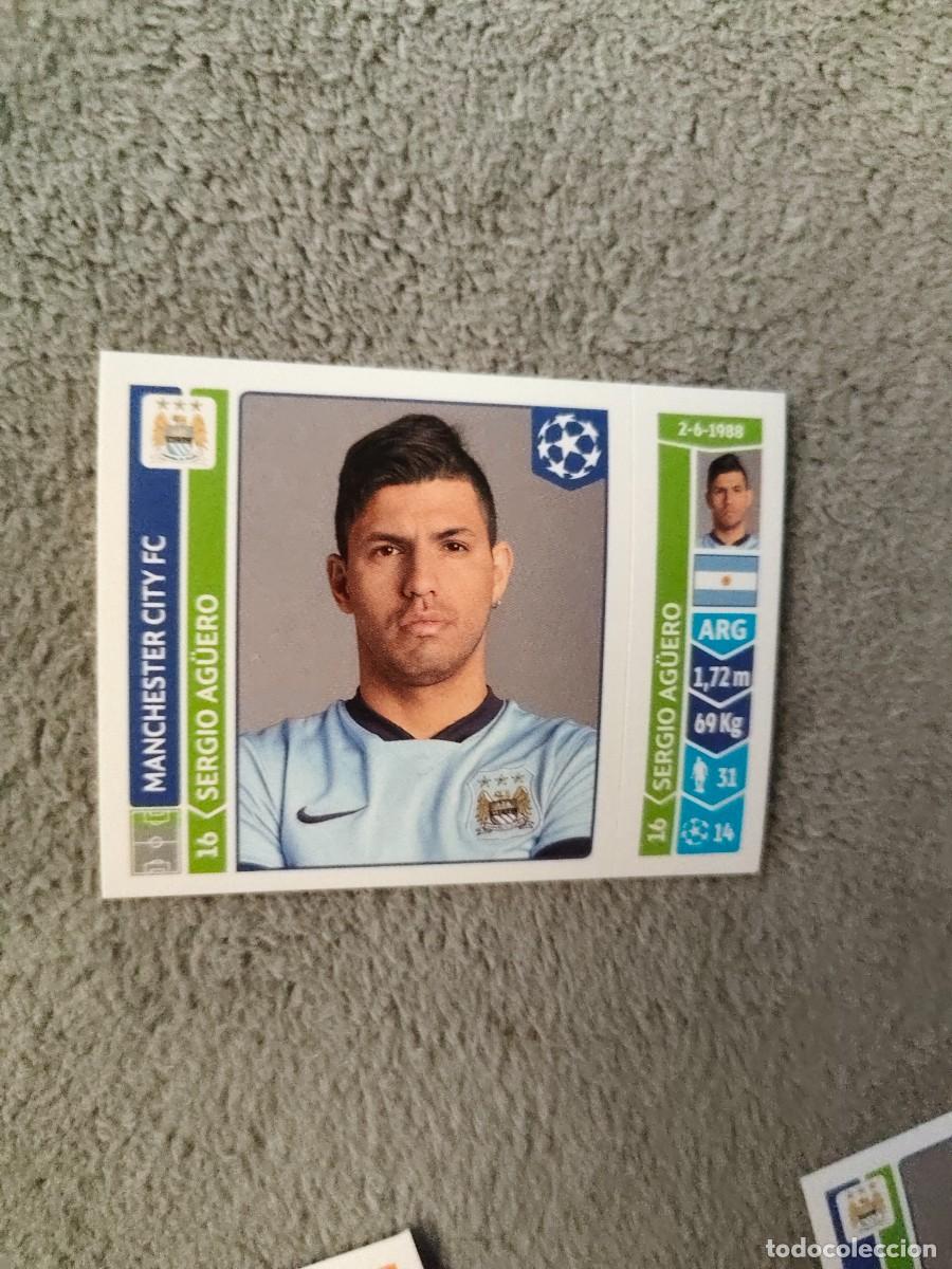 Cromos de f&uacute;tbol: 371 CHAMPIONS LEAGUE 2014 15 SERGIO AG&Uuml;ERO MANCHESTER CITY FC STICKER PANINI 14 2015 UCL AAM