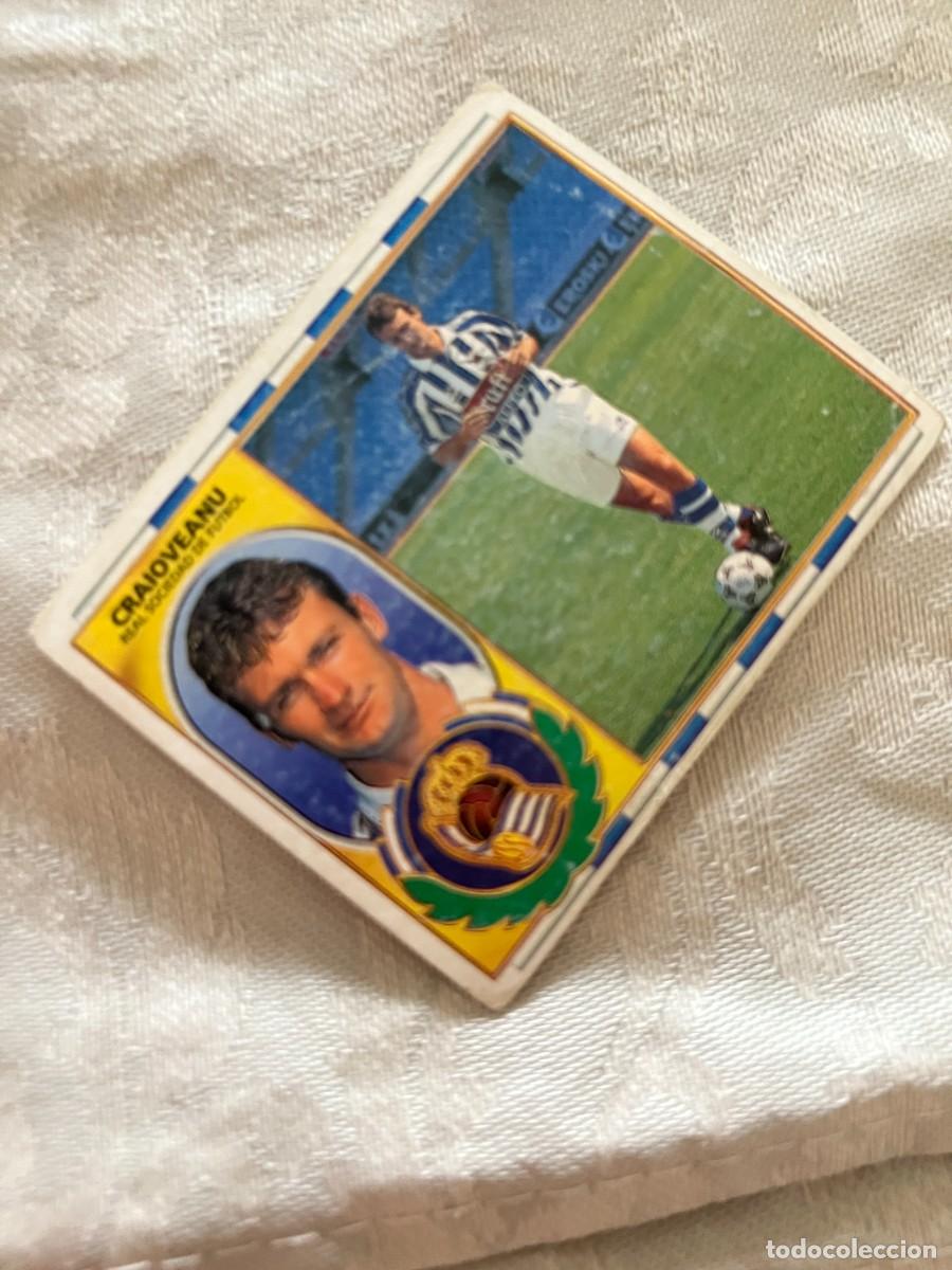 Cromos de f&uacute;tbol: CRAIOVEANU REAL SOCIEDAD SIN PEGAR EDICIONES ESTE 1996-97