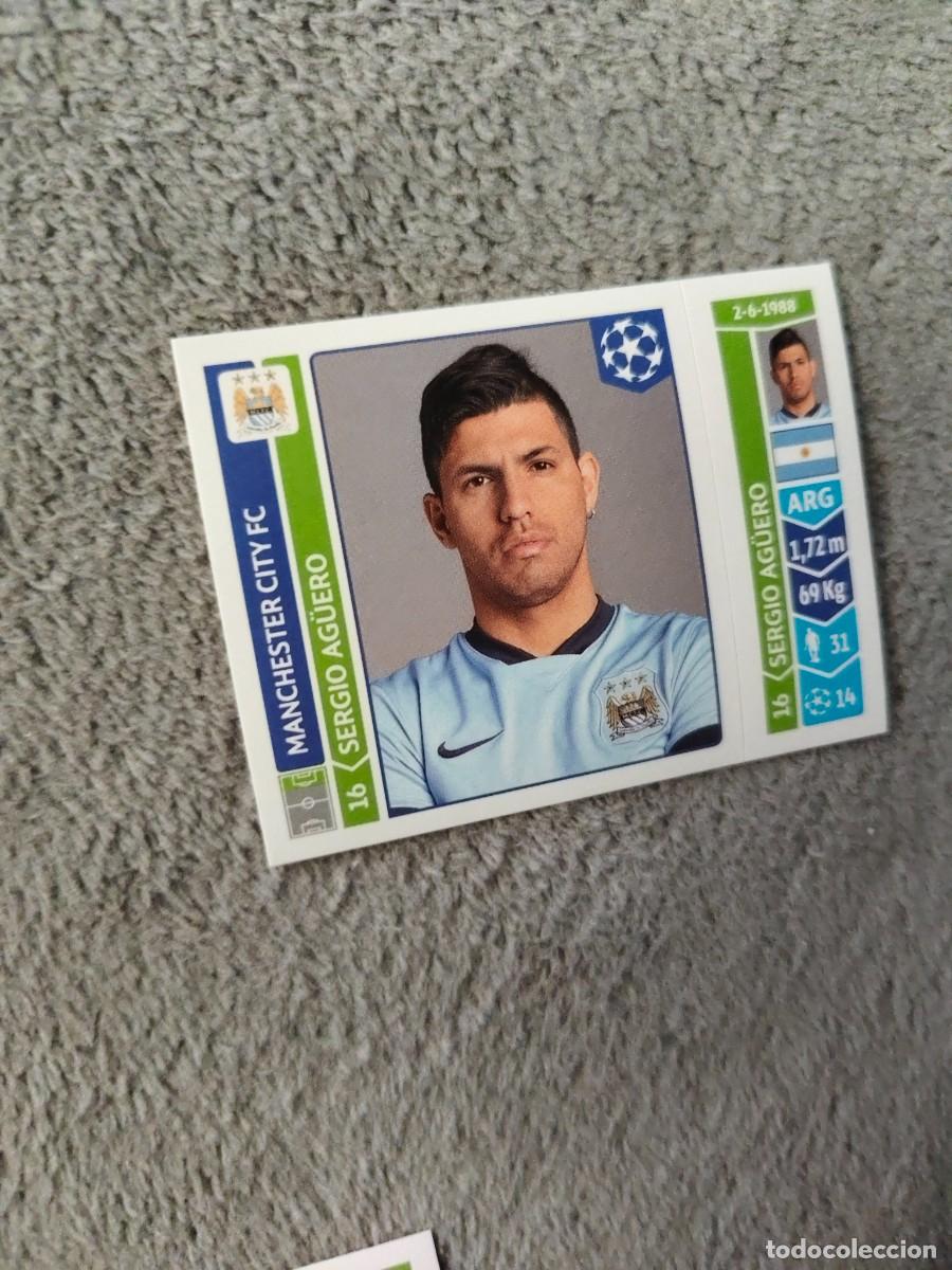 Cromos de f&uacute;tbol: 371 CHAMPIONS LEAGUE 2014 15 SERGIO AG&Uuml;ERO MANCHESTER CITY FC STICKER PANINI 14 2015 UCL AAM