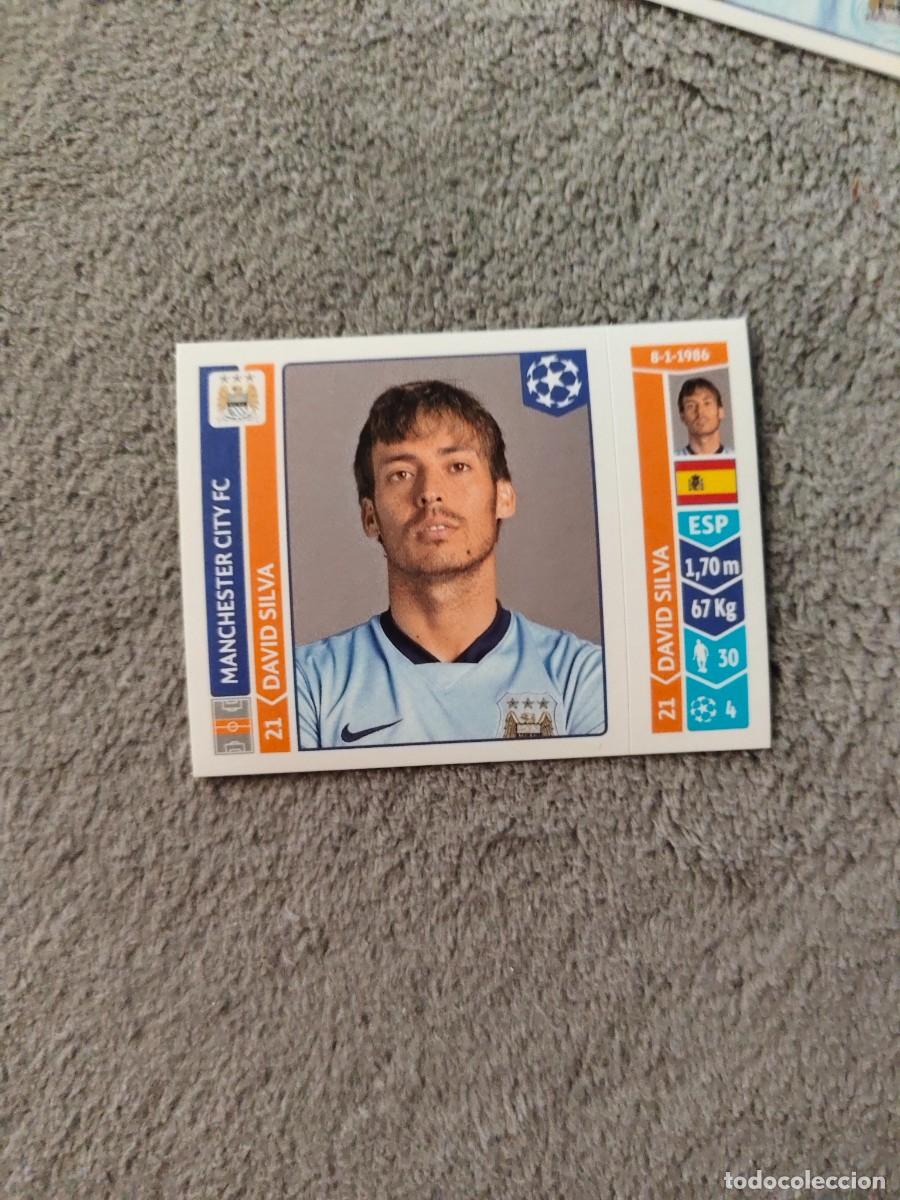 Cromos de f&uacute;tbol: 372 CHAMPIONS LEAGUE 2014 15 DAVID SILVA MANCHESTER CITY FC STICKER PANINI 14 2015 UCL AAM