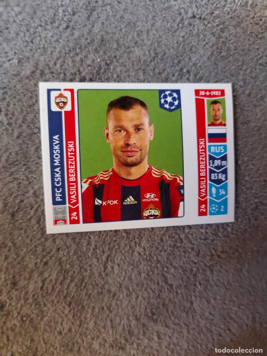 Fu&szlig;ball-Sticker: 383 CHAMPIONS LEAGUE 2014 15 VASILI BEREZUTSKI PFC CSKA MOSKVA STICKER PANINI 14 2015 UCL AAM
