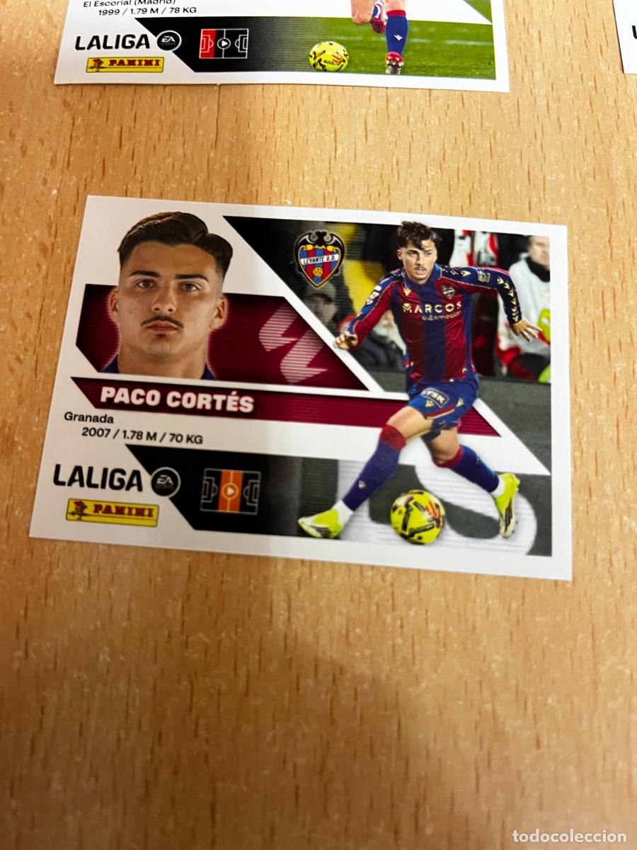 Cromos de f&uacute;tbol: LIGA ESTE 2026 2027 26 27 PANINI N&ordm; 14 B 14B PACO CORTES LEVANTE