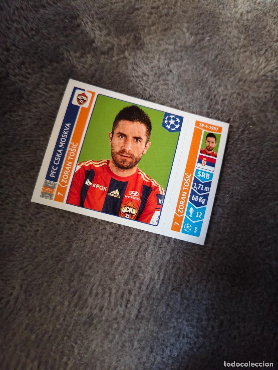 Cromos de f&uacute;tbol: 388 CHAMPIONS LEAGUE 2014 15 ZORAN TO&Scaron;IĆ PFC CSKA MOSKVA STICKER PANINI 14 2015 UCL AAM