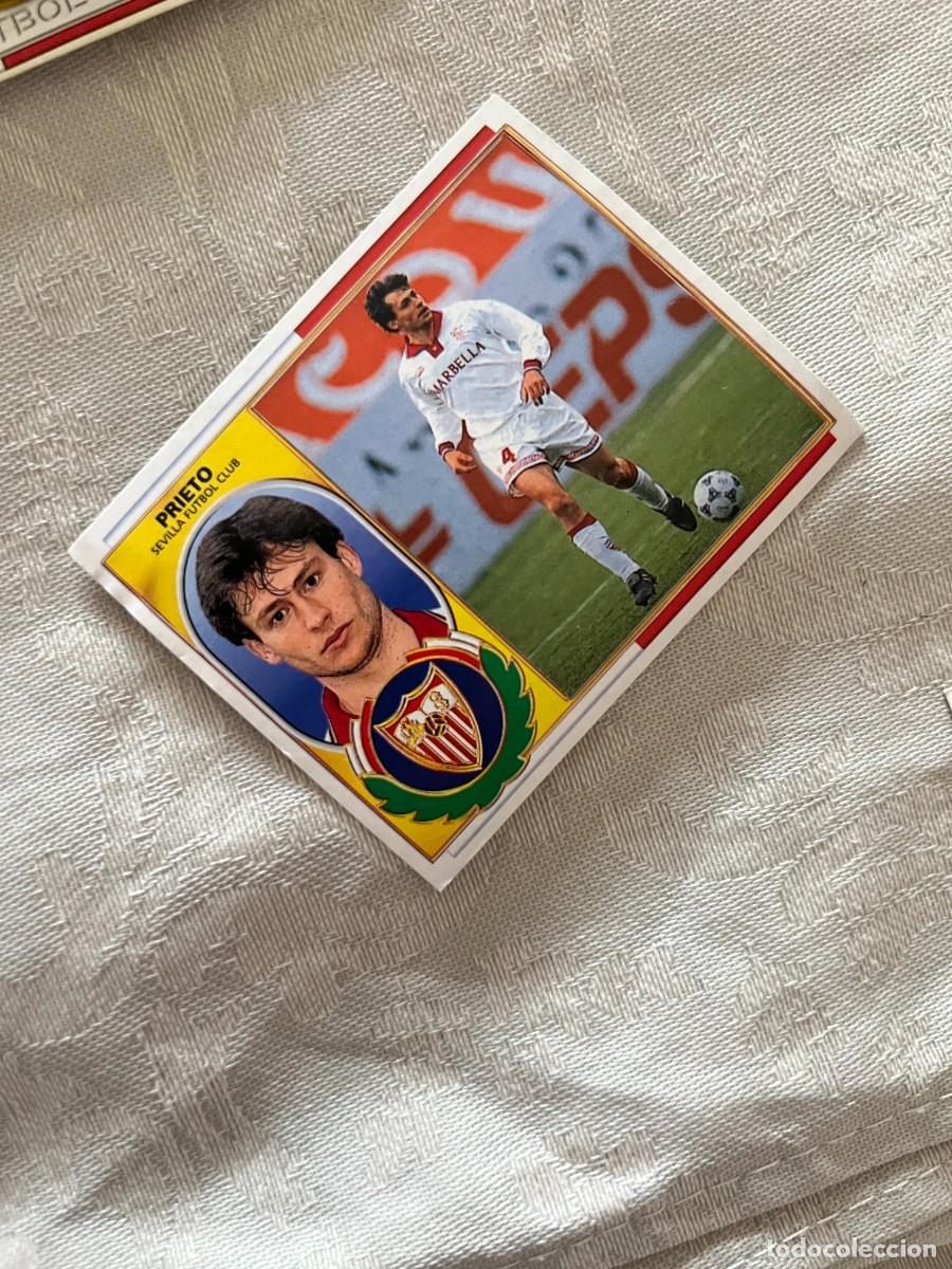 Cromos de f&uacute;tbol: PRIETO SEVILLA SIN PEGAR EDICIONES ESTE 1996-97
