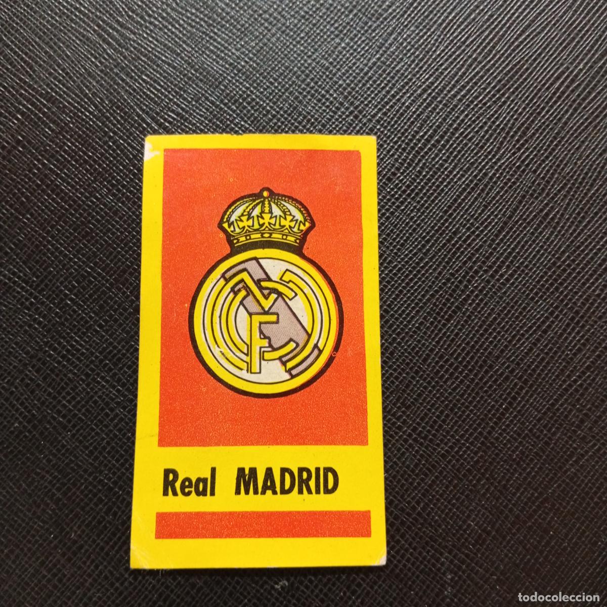 Football Stickers: ESCUDO REAL MADRID BRUGUERA 1960 1961 CROMO FUTBOL 60 61 LIGA - DESPEGADO - A38 PG361