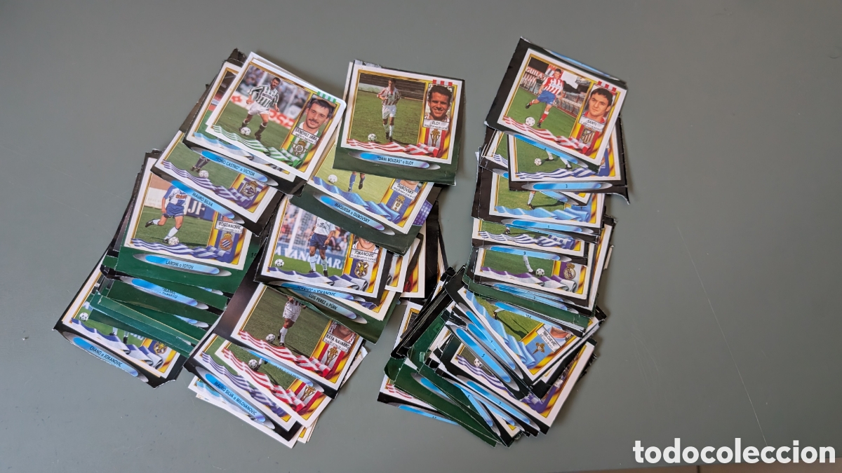 Cromos de f&uacute;tbol: LOTE 80 FICHAJES Y COLOCAS REPETIDOS LIGA ESTE 1995/96 95 96 RECUPERADOS DE ALBUM