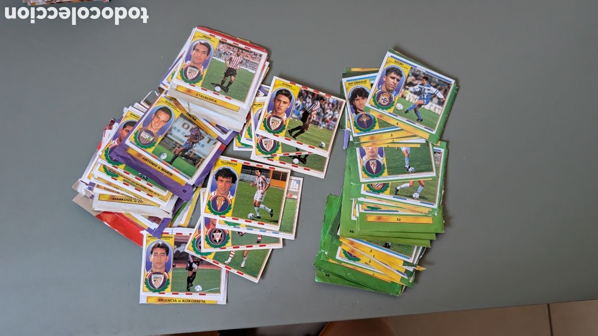 Figurine di Calcio: LOTE 60 FICHAJES Y COLOCAS REPETIDOS LIGA ESTE 1996/97 96 97 RECUPERADOS