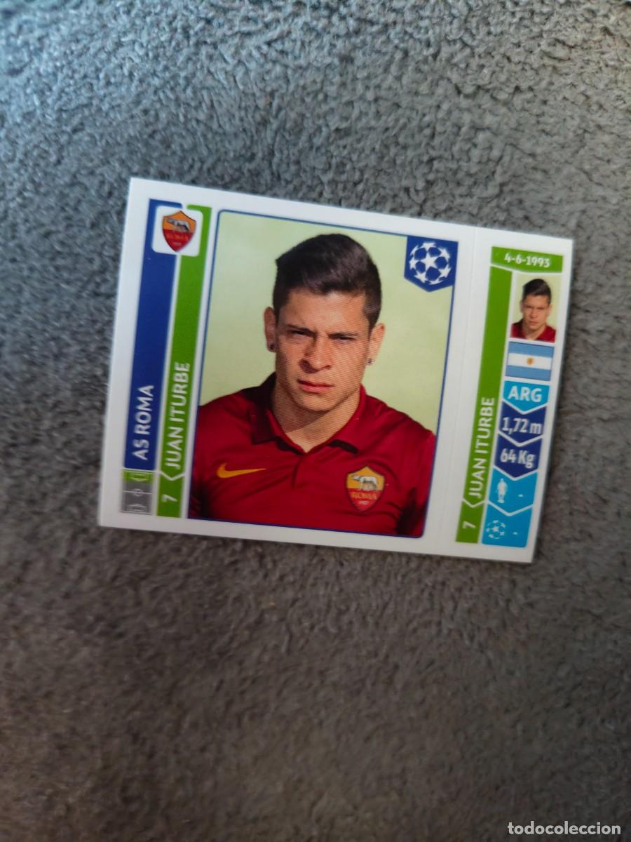 Figurine di Calcio: 407 CHAMPIONS LEAGUE 2014 15 JUAN ITURBE AS ROMA STICKER PANINI 14 2015 UCL AAM