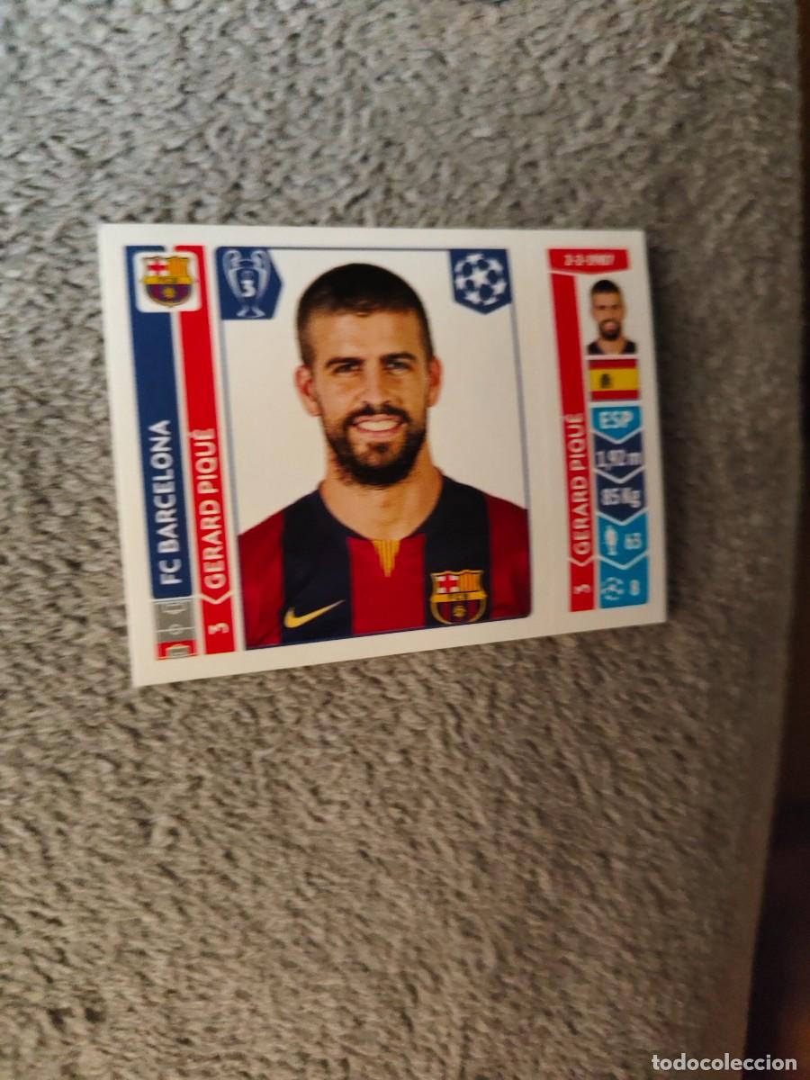 Cromos de f&uacute;tbol: 419 CHAMPIONS LEAGUE 2014 15 GERARD PIQU&Eacute; FC BARCELONA STICKER PANINI 14 2015 UCL AAM