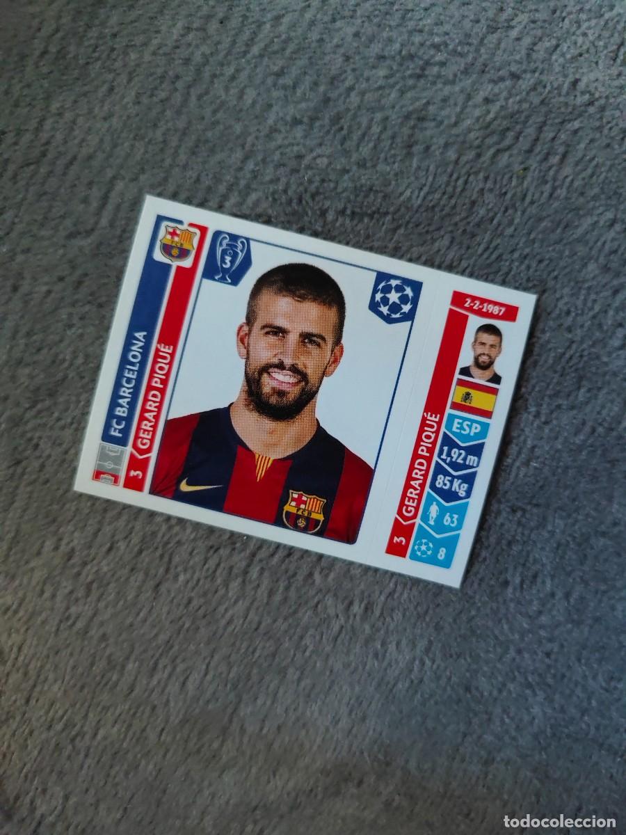 Cromos de f&uacute;tbol: 419 CHAMPIONS LEAGUE 2014 15 GERARD PIQU&Eacute; FC BARCELONA STICKER PANINI 14 2015 UCL AAM