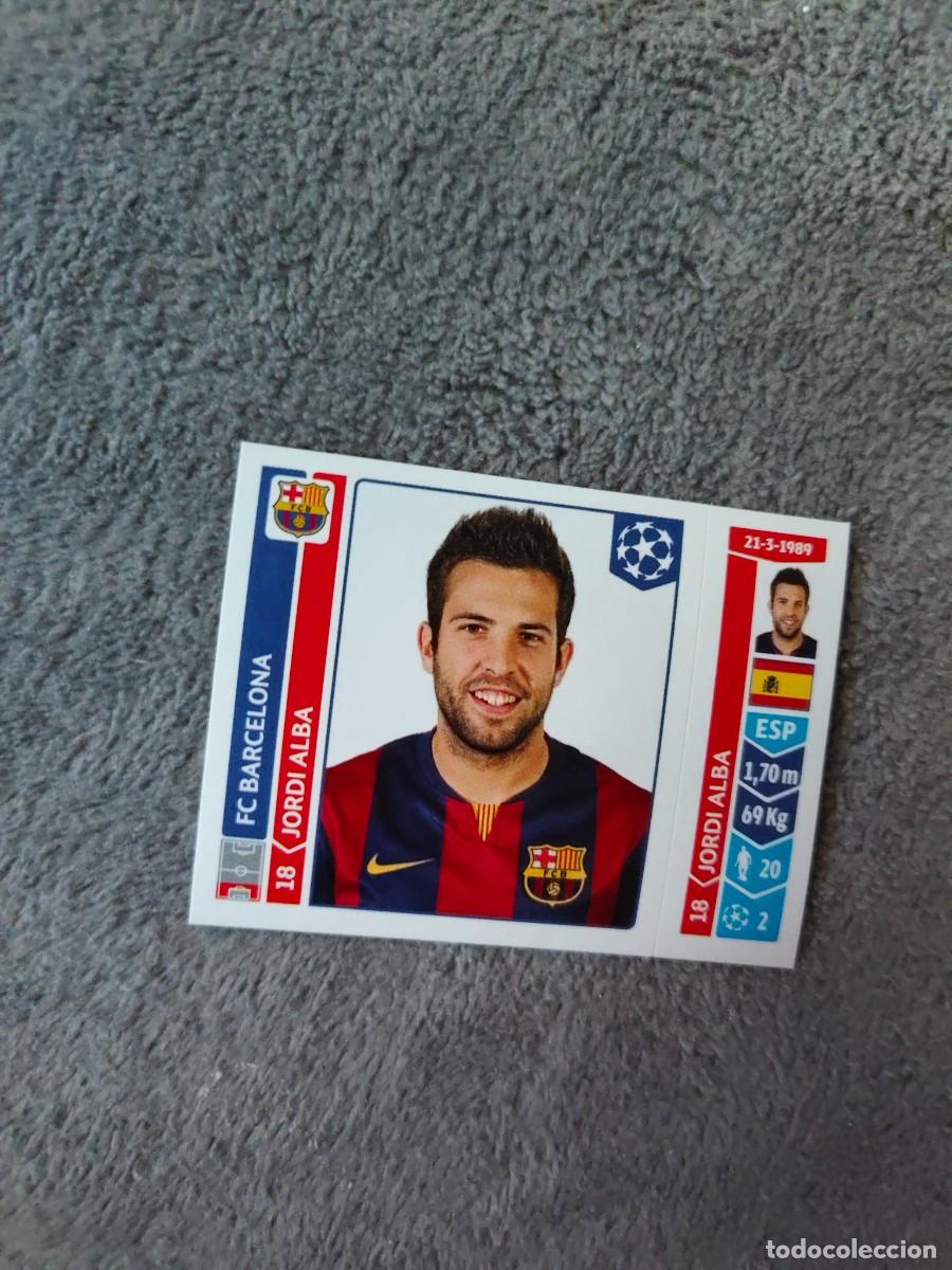 Cromos de f&uacute;tbol: 421 CHAMPIONS LEAGUE 2014 15 JORDI ALBA FC BARCELONA STICKER PANINI 14 2015 UCL AAM