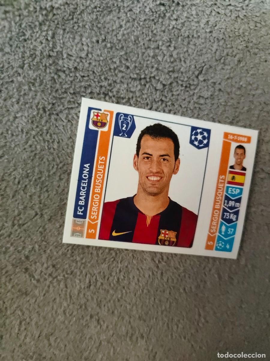 Figurine di Calcio: 423 CHAMPIONS LEAGUE 2014 15 SERGIO BUSQUETS FC BARCELONA STICKER PANINI 14 2015 UCL AAM