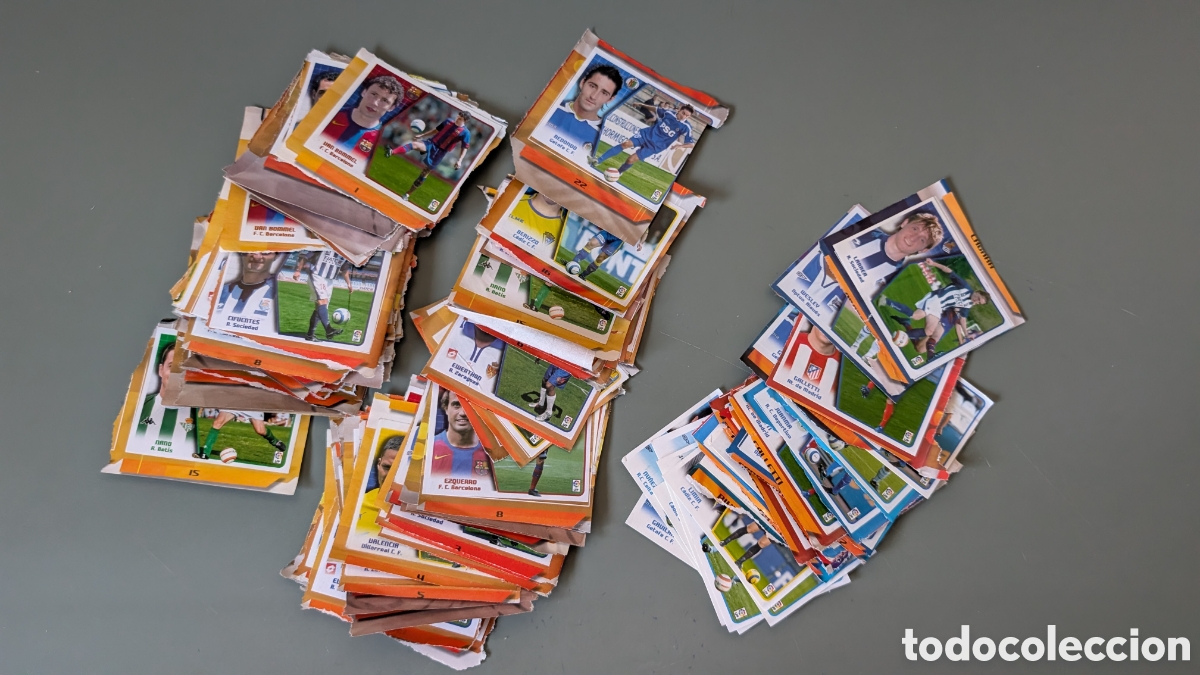Figurine di Calcio: LOTE 114 FICHAJES Y COLOCAS REPETIDOS LIGA ESTE 2005/06 05 06 RECUPERADOS