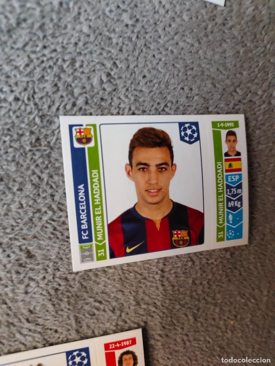 Figurine di Calcio: 433 CHAMPIONS LEAGUE 2014 15 MUNIR EL HADDADI FC BARCELONA STICKER PANINI 14 2015 UCL AAM