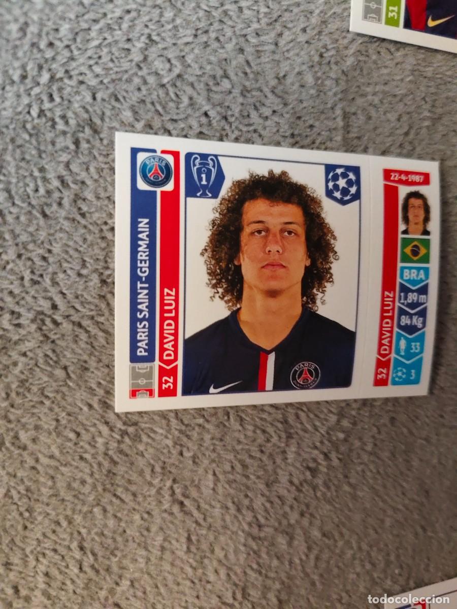 Figurine di Calcio: 438 CHAMPIONS LEAGUE 2014 15 DAVID LUIZ PSG PARIS SAINT-GERMAIN STICKER PANINI 14 2015 UCL AAM