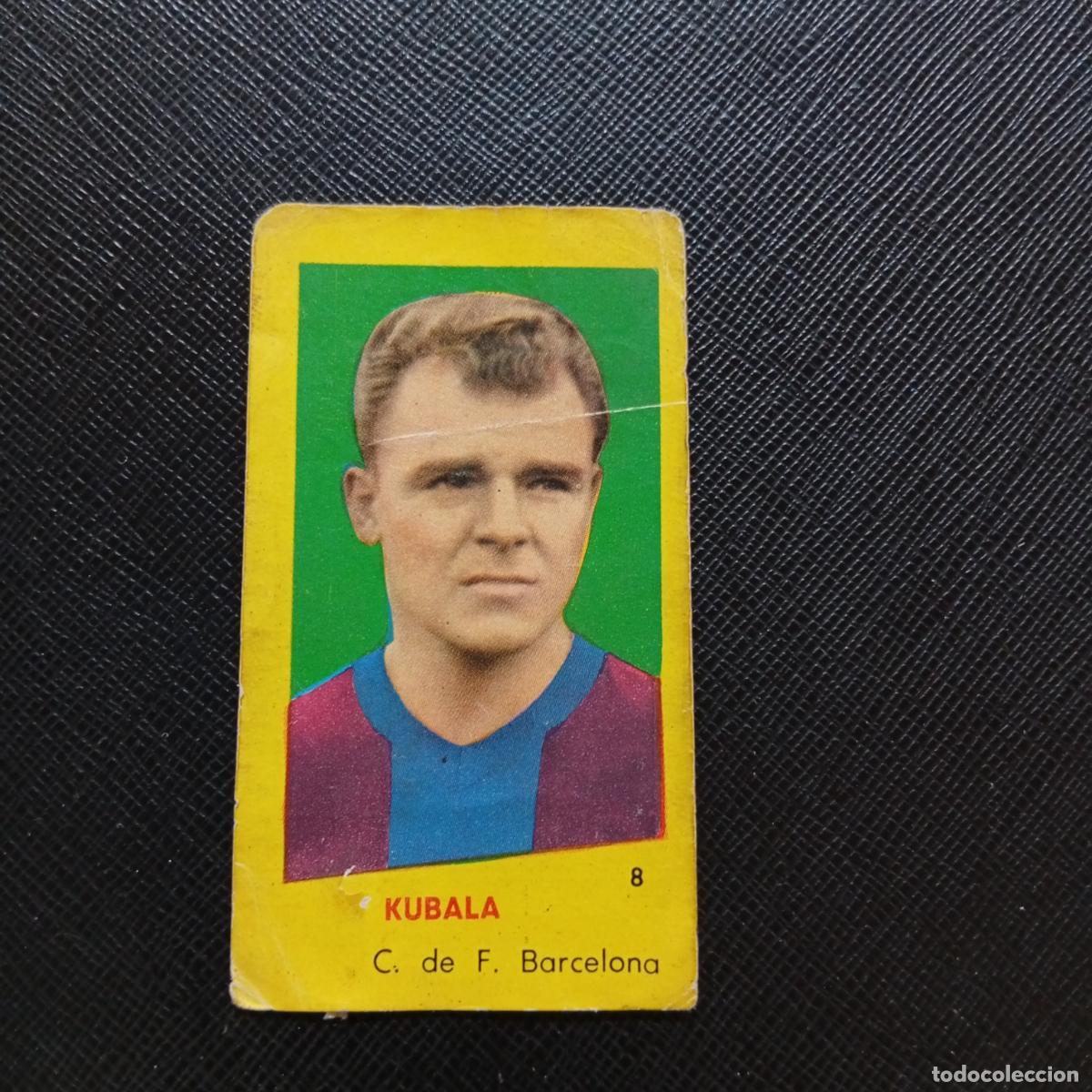 Football Stickers: 8 KUBALA BARCELONA BRUGUERA 1960 1961 CROMO FUTBOL 60 61 LIGA - DESPEGADO - A38 PG91