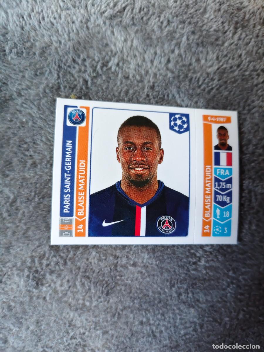 Football Stickers: 442 CHAMPIONS LEAGUE 2014 15 BLAISE MATUIDI PSG PARIS SAINT-GERMAIN STICKER PANINI 14 2015 UCL AAM
