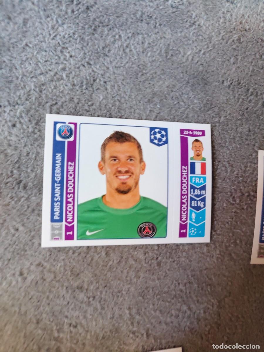 Fu&szlig;ball-Sticker: 446 CHAMPIONS LEAGUE 2014 15 NICOLAS DOUCHEZ PSG PARIS SAINT-GERMAIN STICKER PANINI 14 2015 UCL AAM
