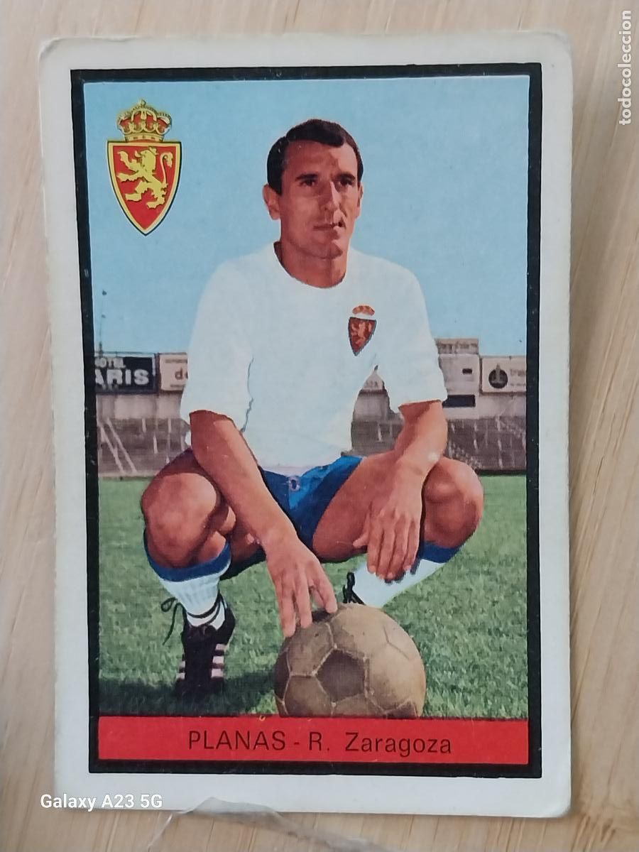 Fu&szlig;ball-Sticker: PLANAS ZARAGOZA ED FHER LIGA 1972 72 73 CROMO ORGINAL SIN PEGAR NUNCA