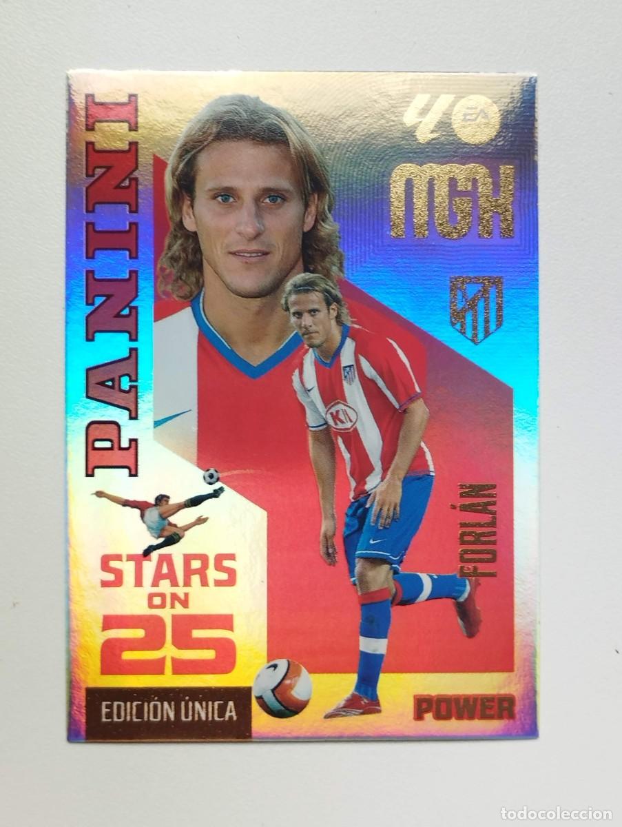 Fu&szlig;ball-Sticker: CROMO 2026 2027 MEGACRACKS 27 26 MGK STARS ON 25 POWER DIEGO FORLAN 439P ATLETICO DE MADRID